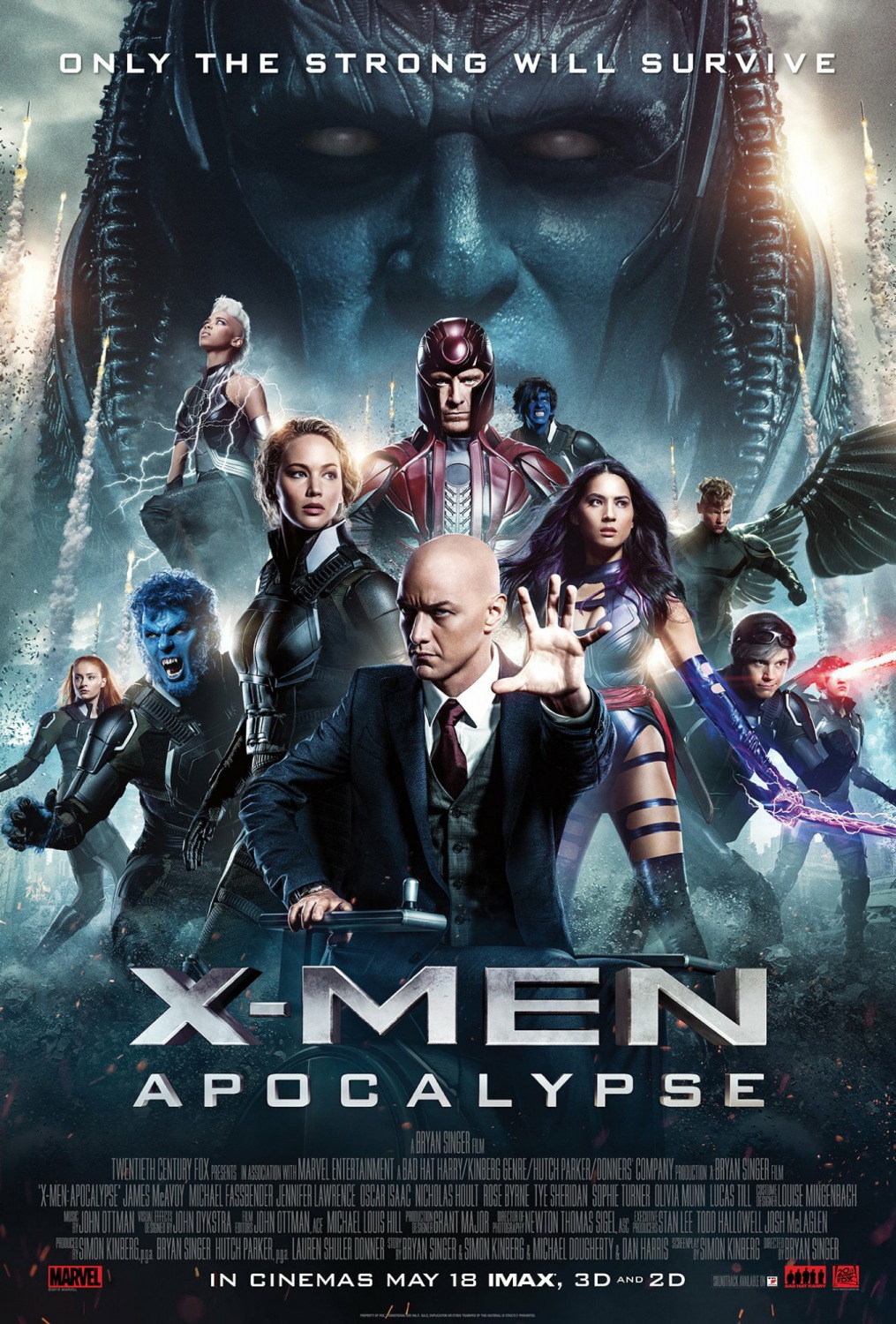 Extra Large Movie Poster Image for X-Men: Apocalypse (#18 of 19)