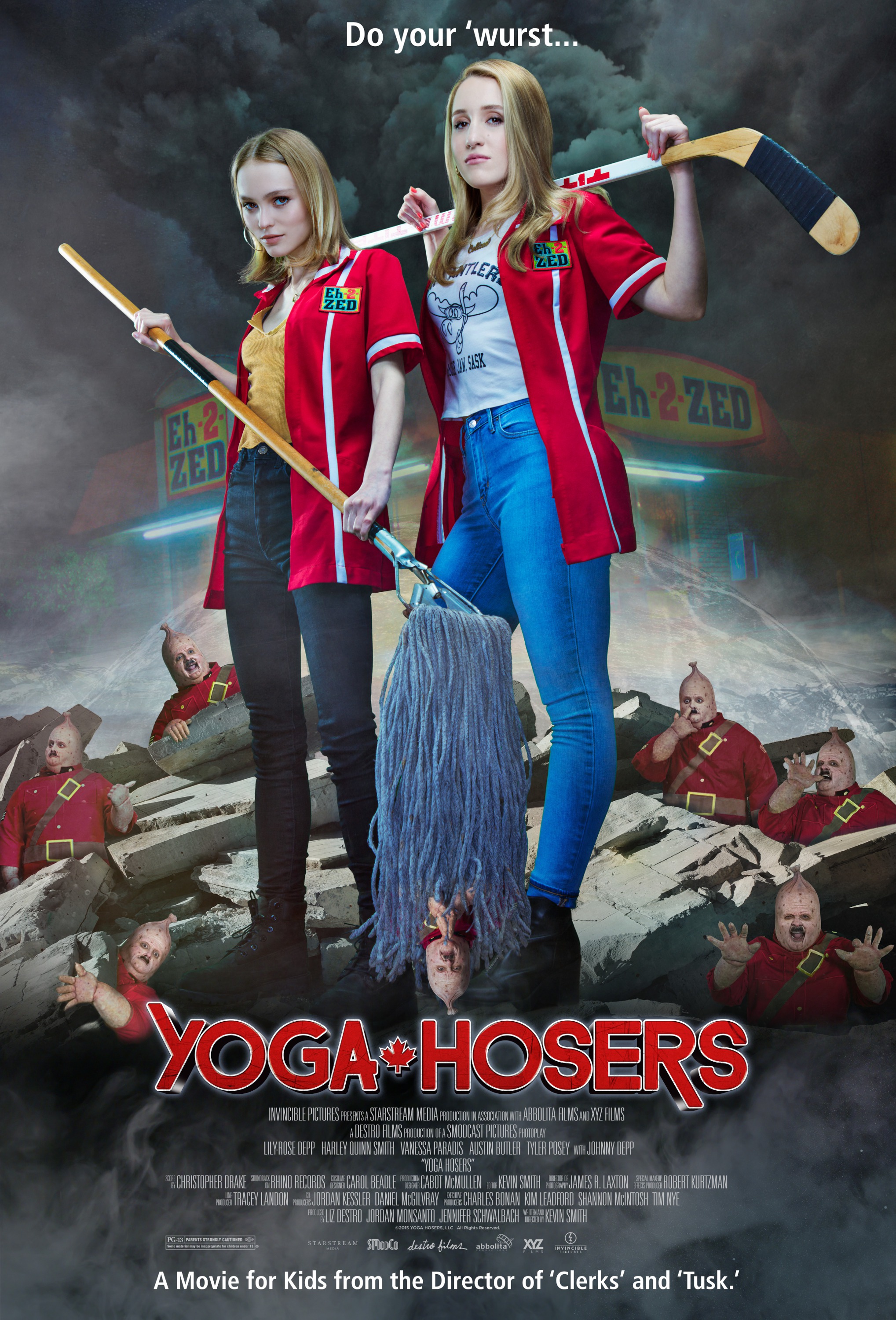 Mega Sized Movie Poster Image for Yoga Hosers (#1 of 2)