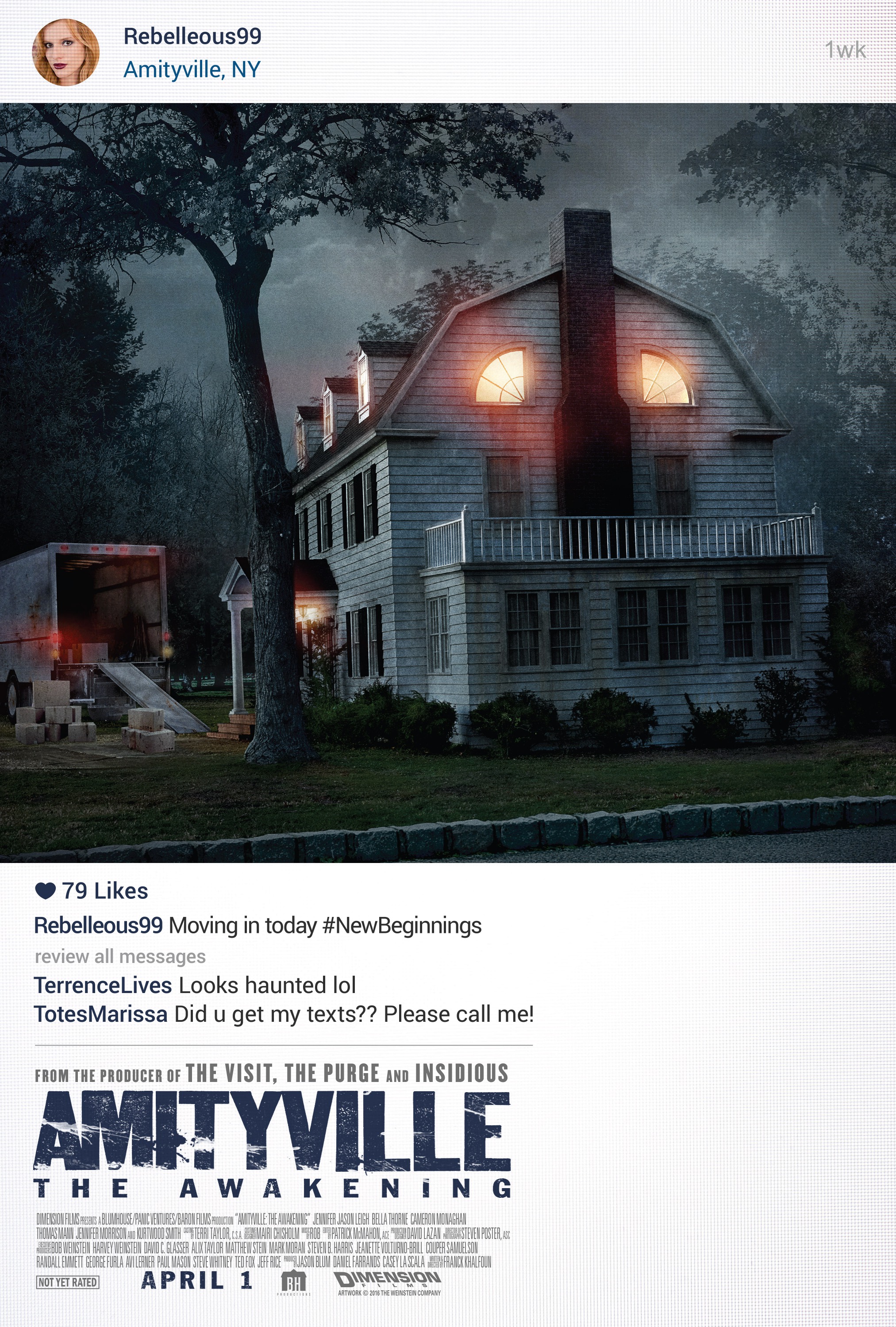 Mega Sized Movie Poster Image for Amityville: The Awakening (#1 of 5)