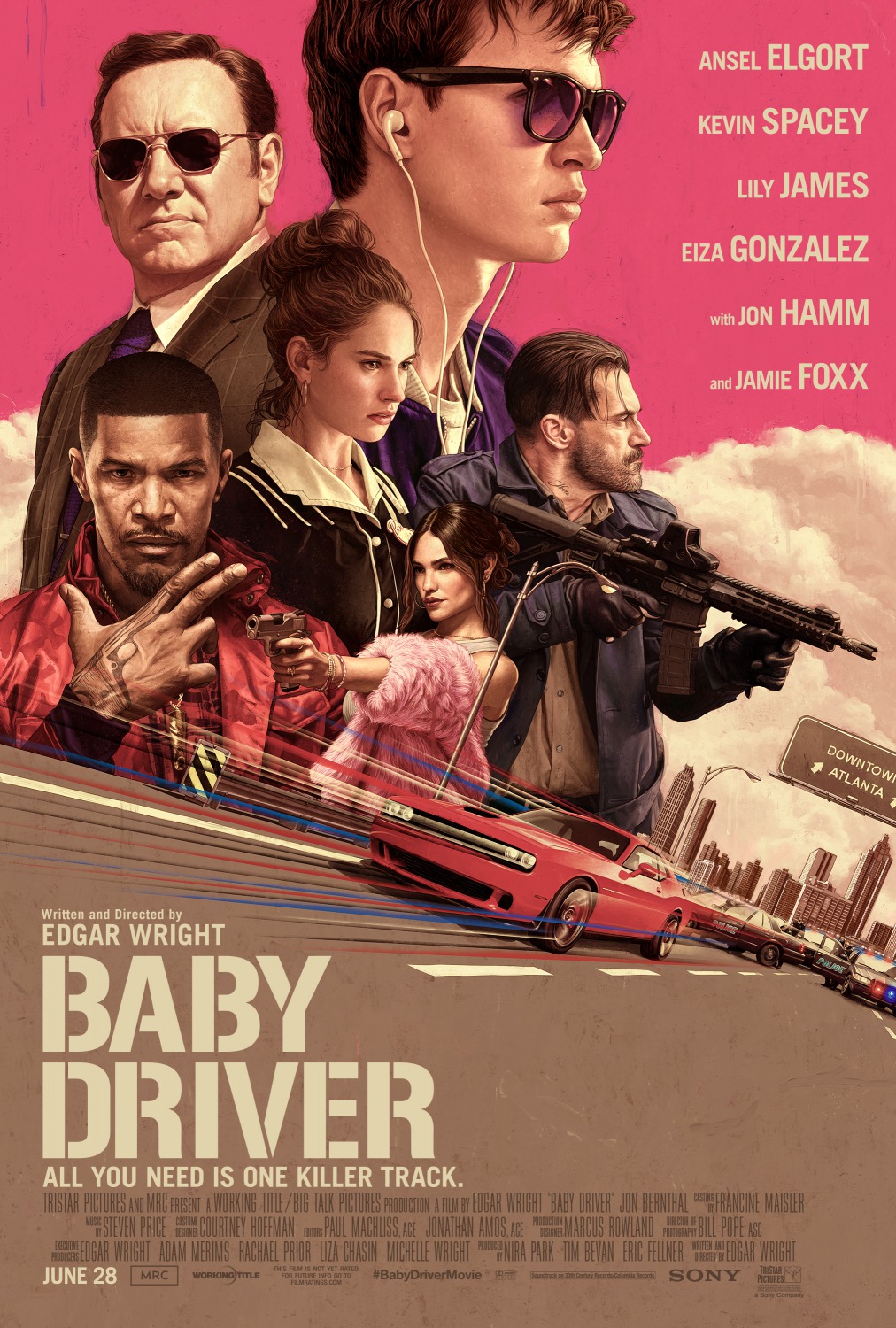 Extra Large Movie Poster Image for Baby Driver (#2 of 18)