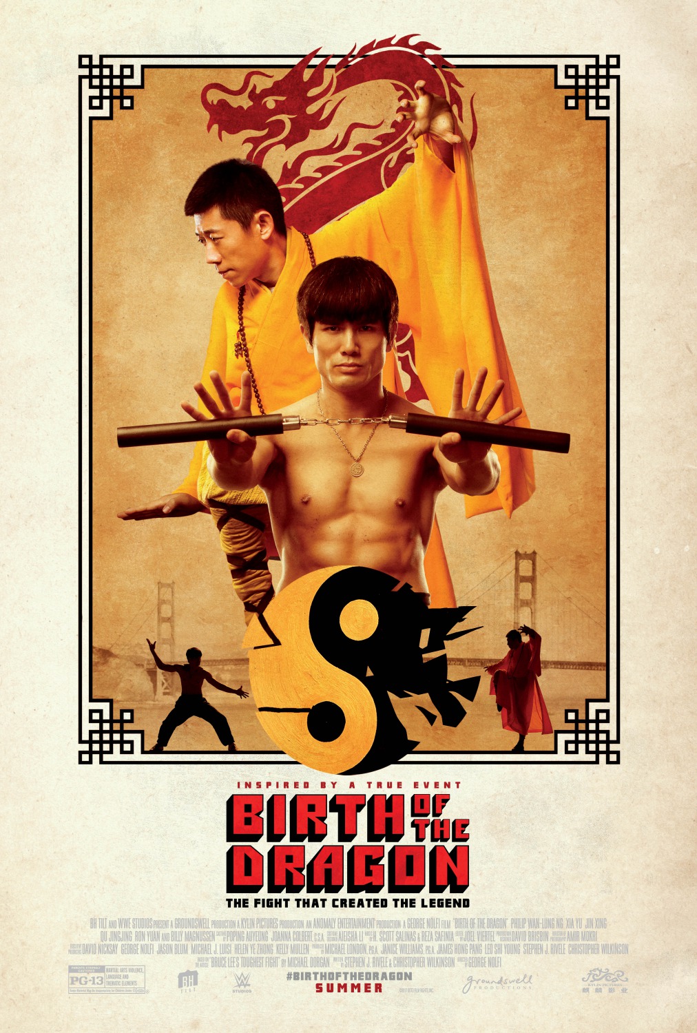Extra Large Movie Poster Image for Birth of the Dragon (#1 of 3)