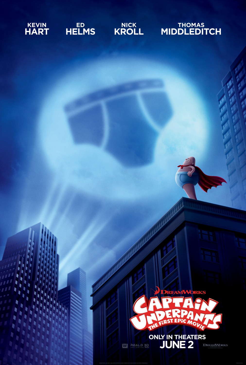 Extra Large Movie Poster Image for Captain Underpants (#1 of 3)