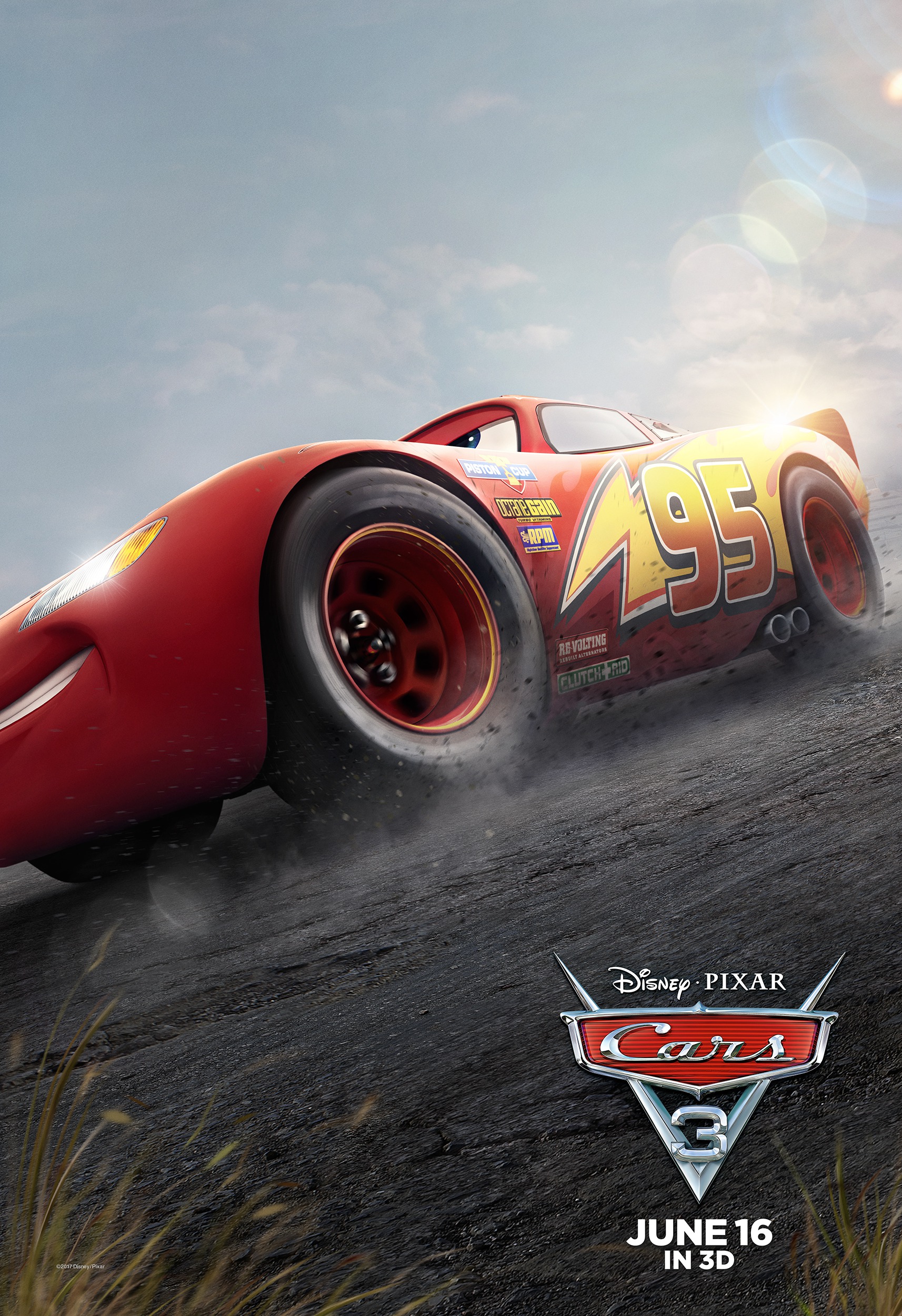 Mega Sized Movie Poster Image for Cars 3 (#11 of 16)