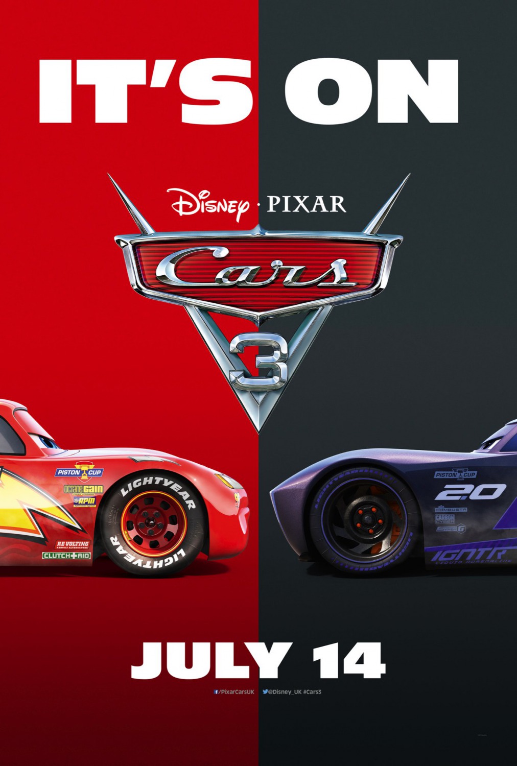 Extra Large Movie Poster Image for Cars 3 (#9 of 16)