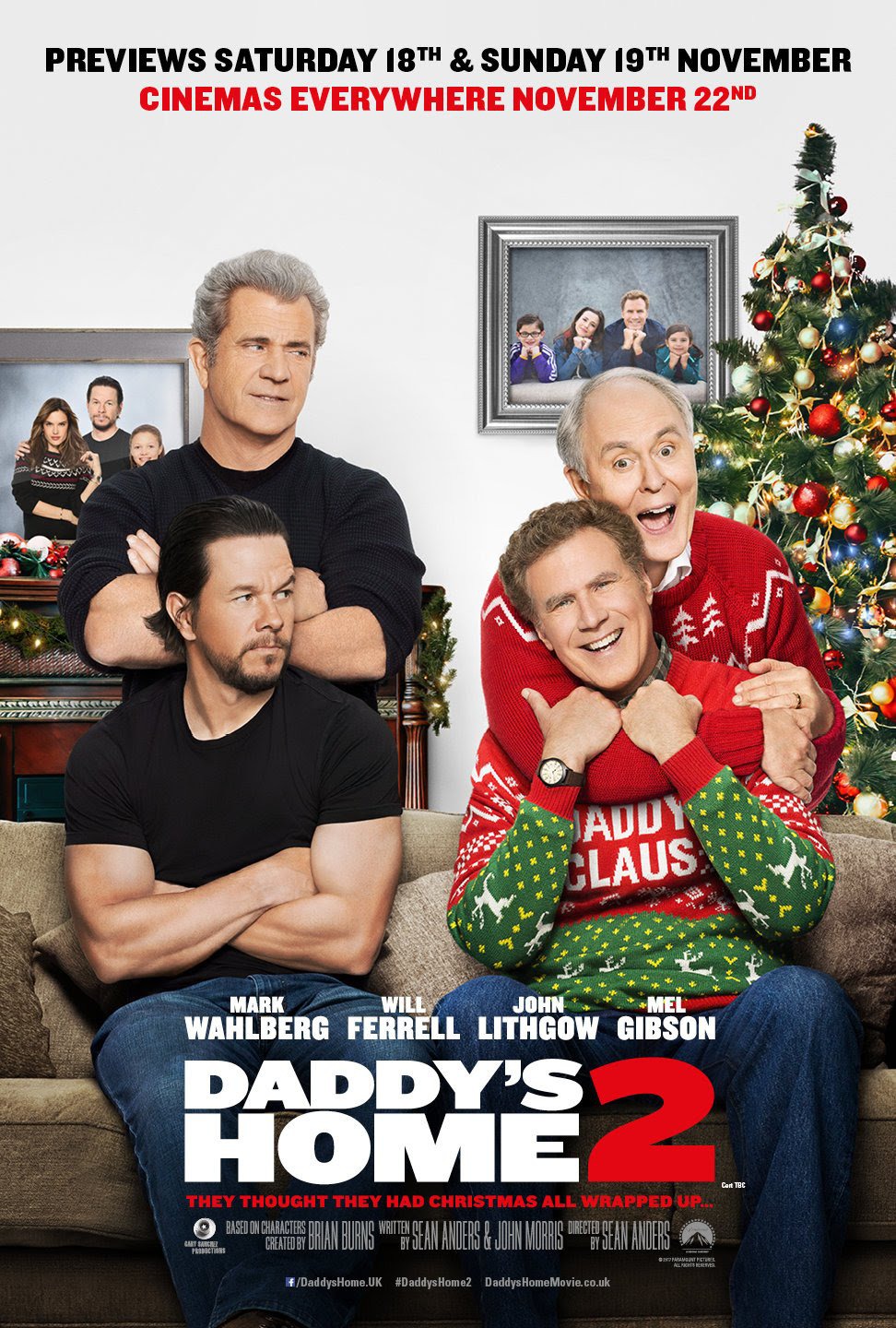 Extra Large Movie Poster Image for Daddy's Home 2 (#3 of 6)