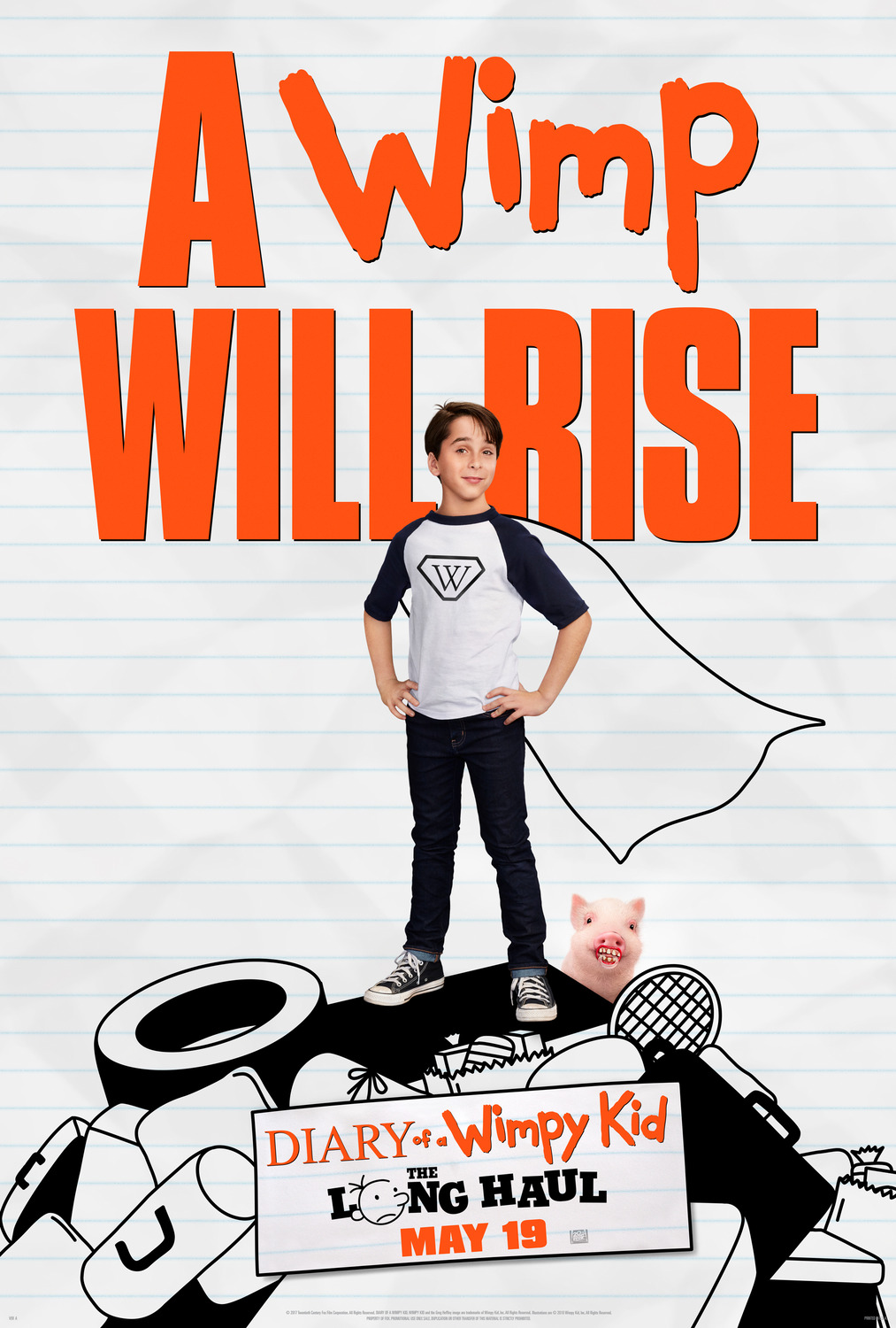 Extra Large Movie Poster Image for Diary of a Wimpy Kid: The Long Haul (#1 of 3)