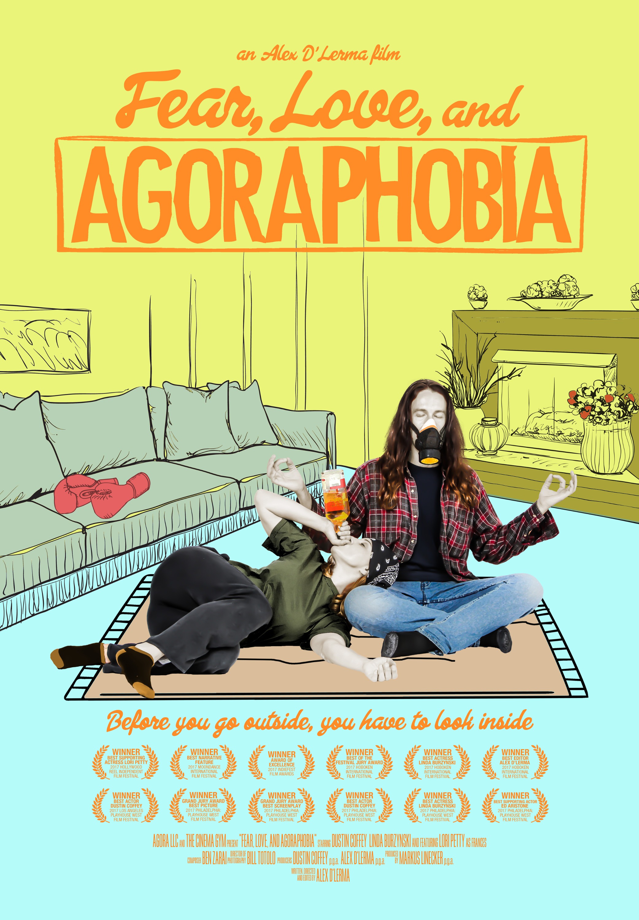 Mega Sized Movie Poster Image for Fear, Love, and Agoraphobia 