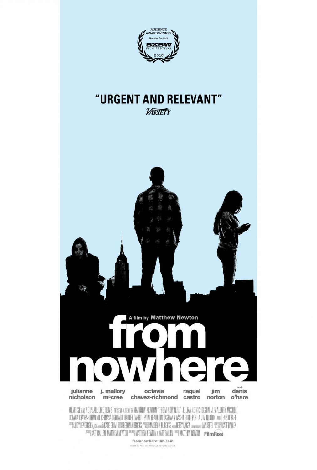 Extra Large Movie Poster Image for From Nowhere 