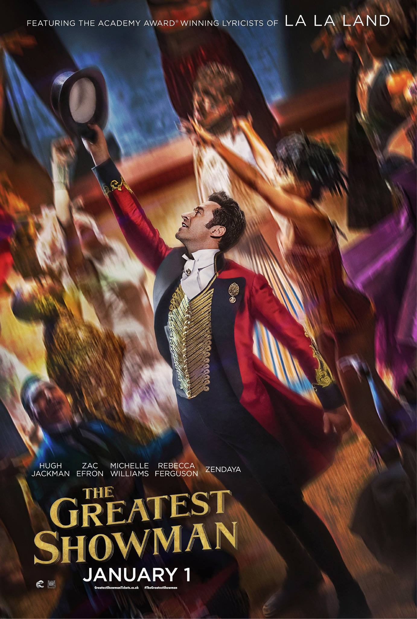 Mega Sized Movie Poster Image for The Greatest Showman (#6 of 9)