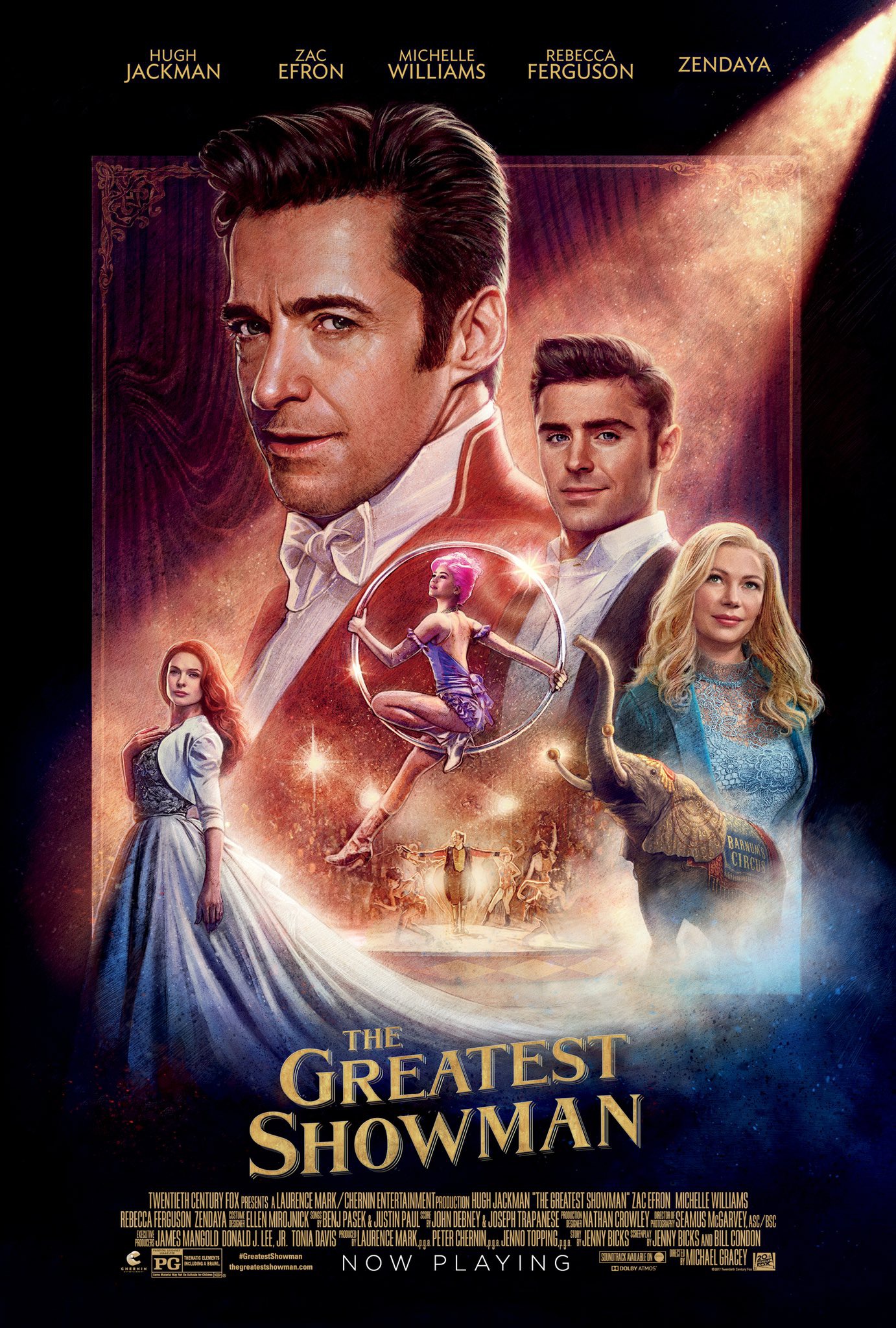 Mega Sized Movie Poster Image for The Greatest Showman (#8 of 9)