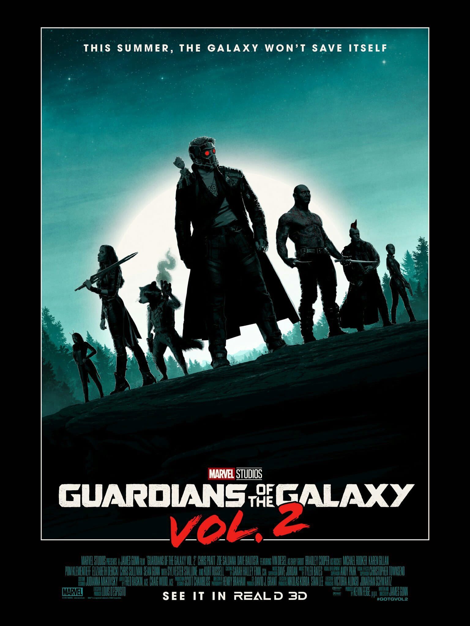 Mega Sized Movie Poster Image for Guardians of the Galaxy Vol. 2 (#35 of 45)