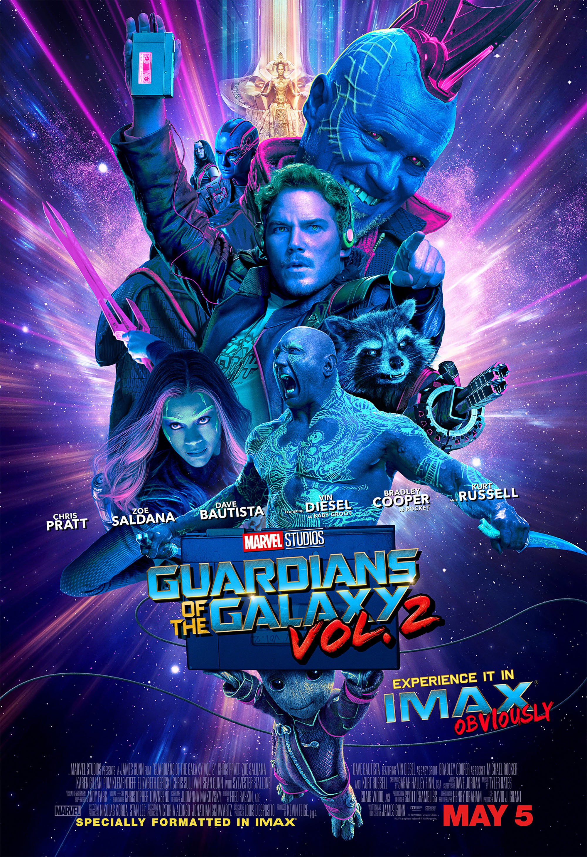 Mega Sized Movie Poster Image for Guardians of the Galaxy Vol. 2 (#5 of 45)