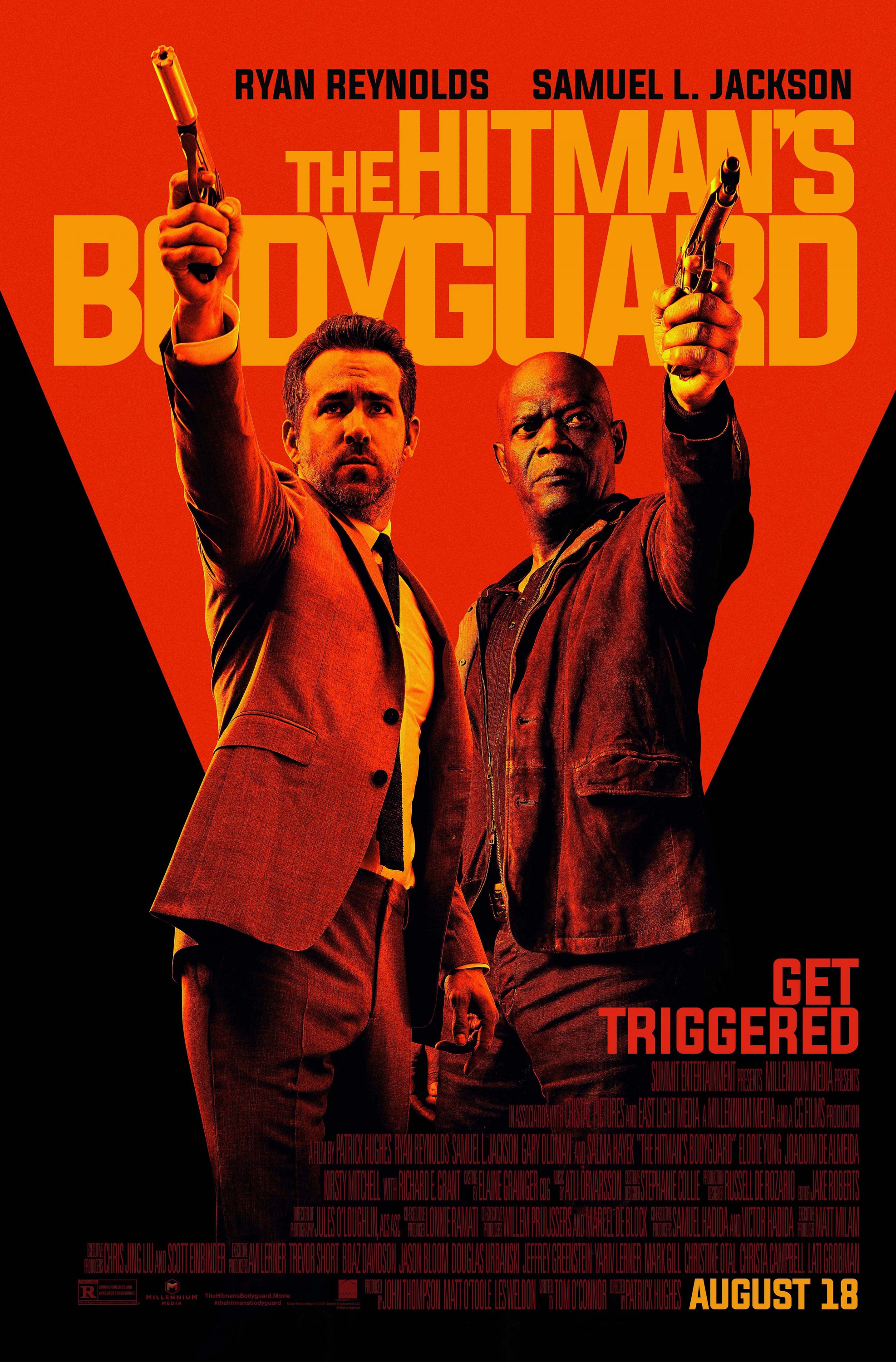 Mega Sized Movie Poster Image for The Hitman's Bodyguard (#4 of 12)
