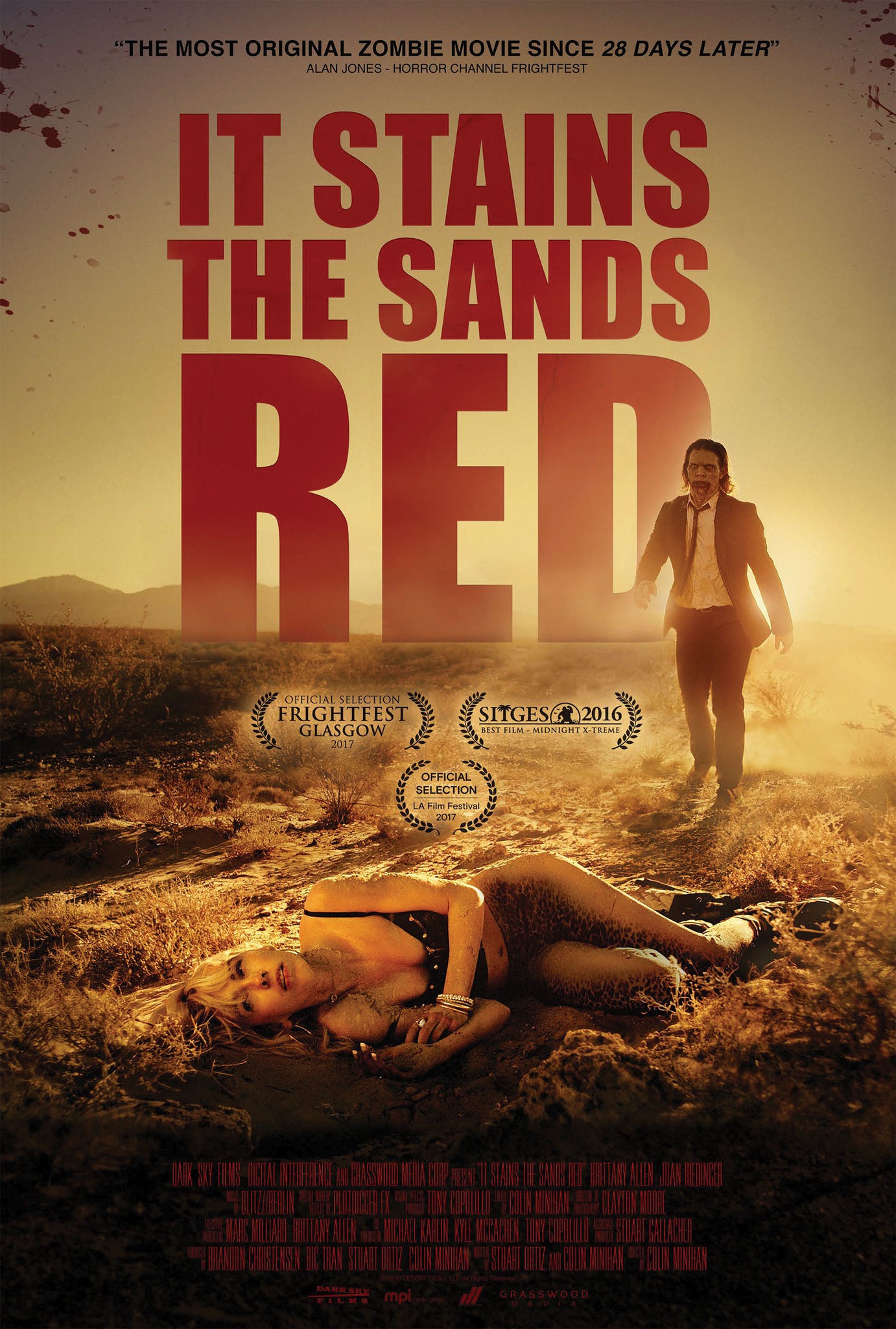 Mega Sized Movie Poster Image for It Stains the Sands Red 