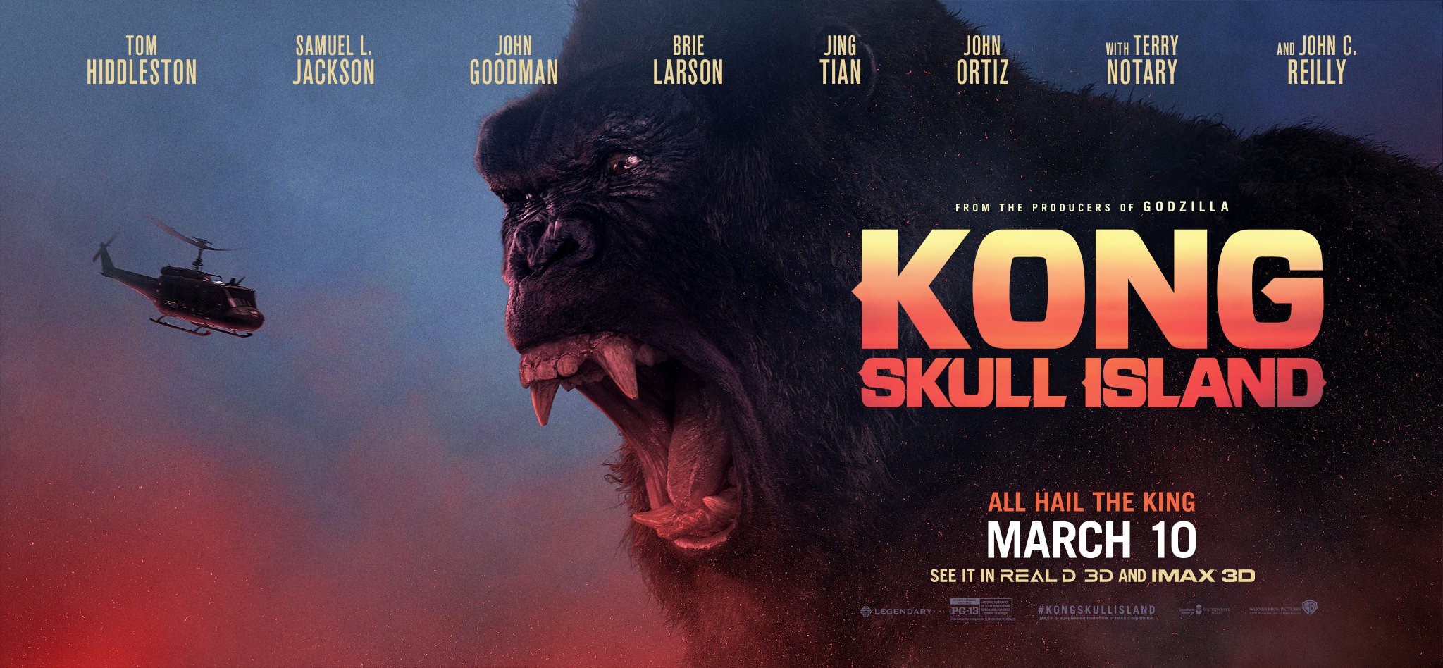 Mega Sized Movie Poster Image for Kong: Skull Island (#5 of 22)