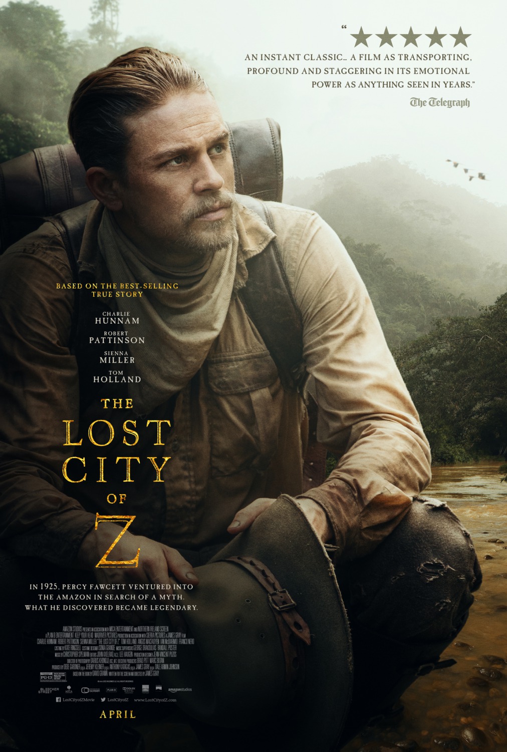 Extra Large Movie Poster Image for The Lost City of Z (#4 of 6)