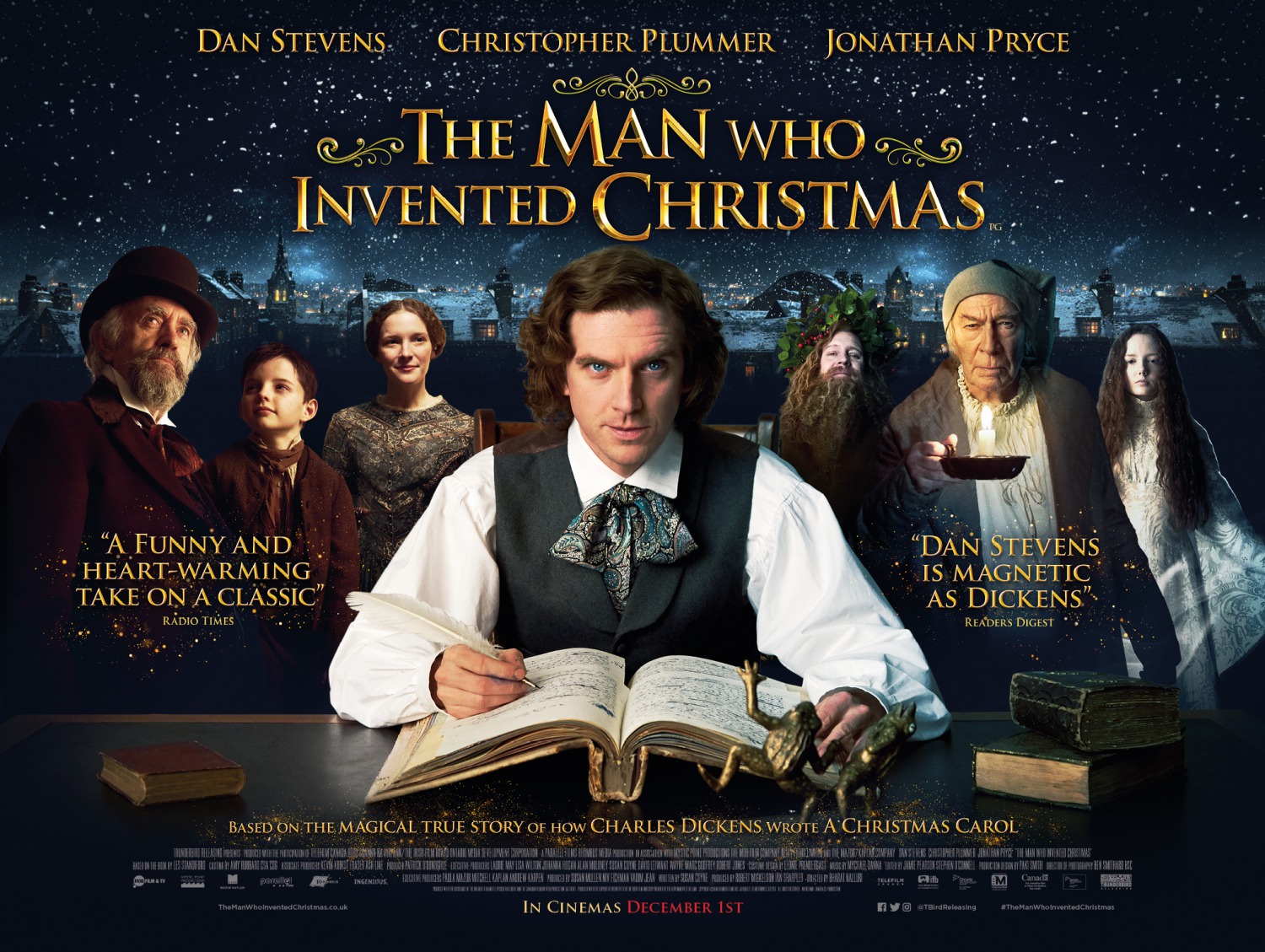 Extra Large Movie Poster Image for The Man Who Invented Christmas (#2 of 2)