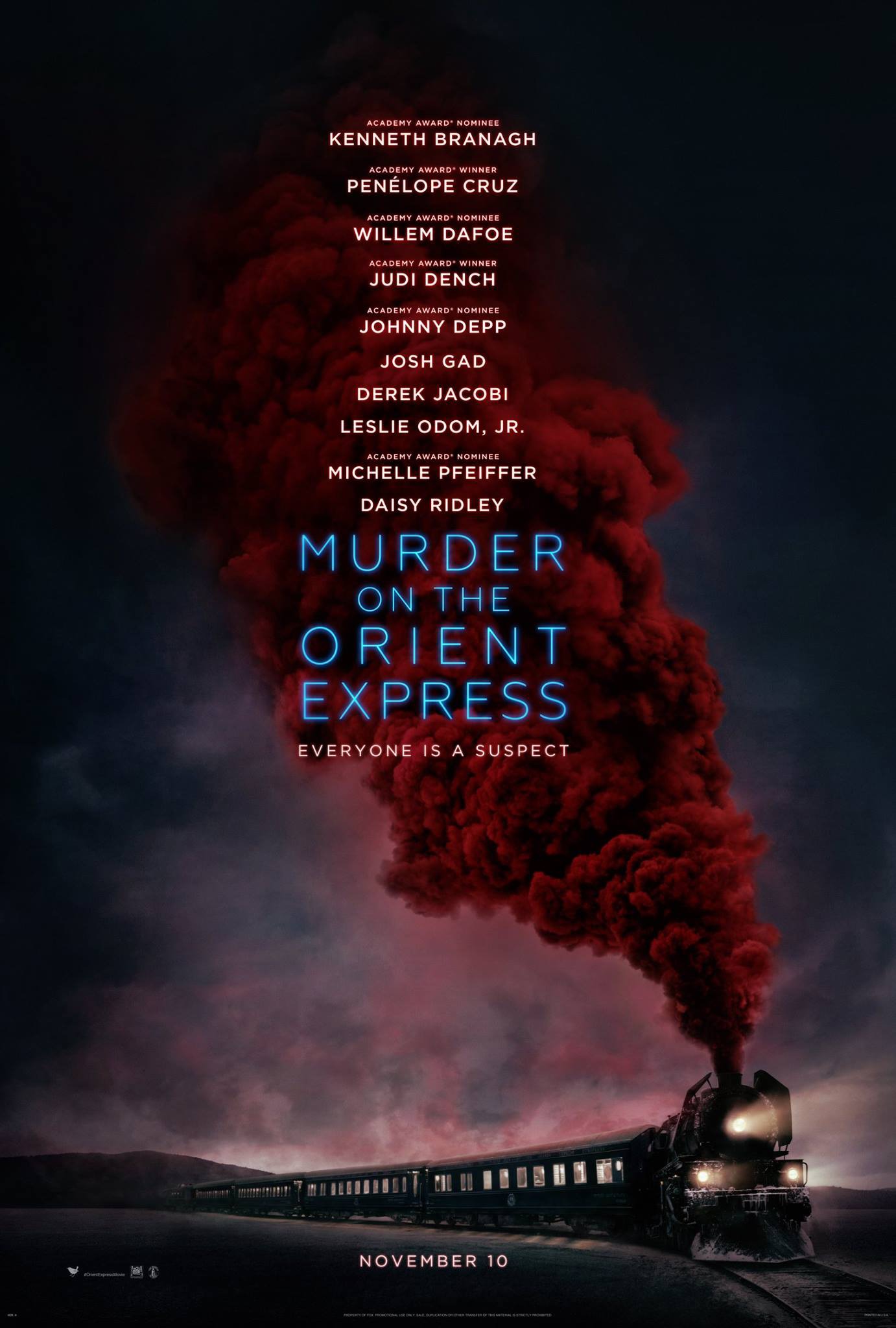 Mega Sized Movie Poster Image for Murder on the Orient Express (#1 of 40)