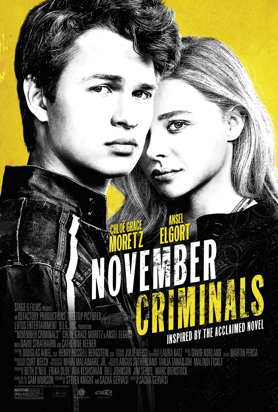 Extra Large Movie Poster Image for November Criminals 