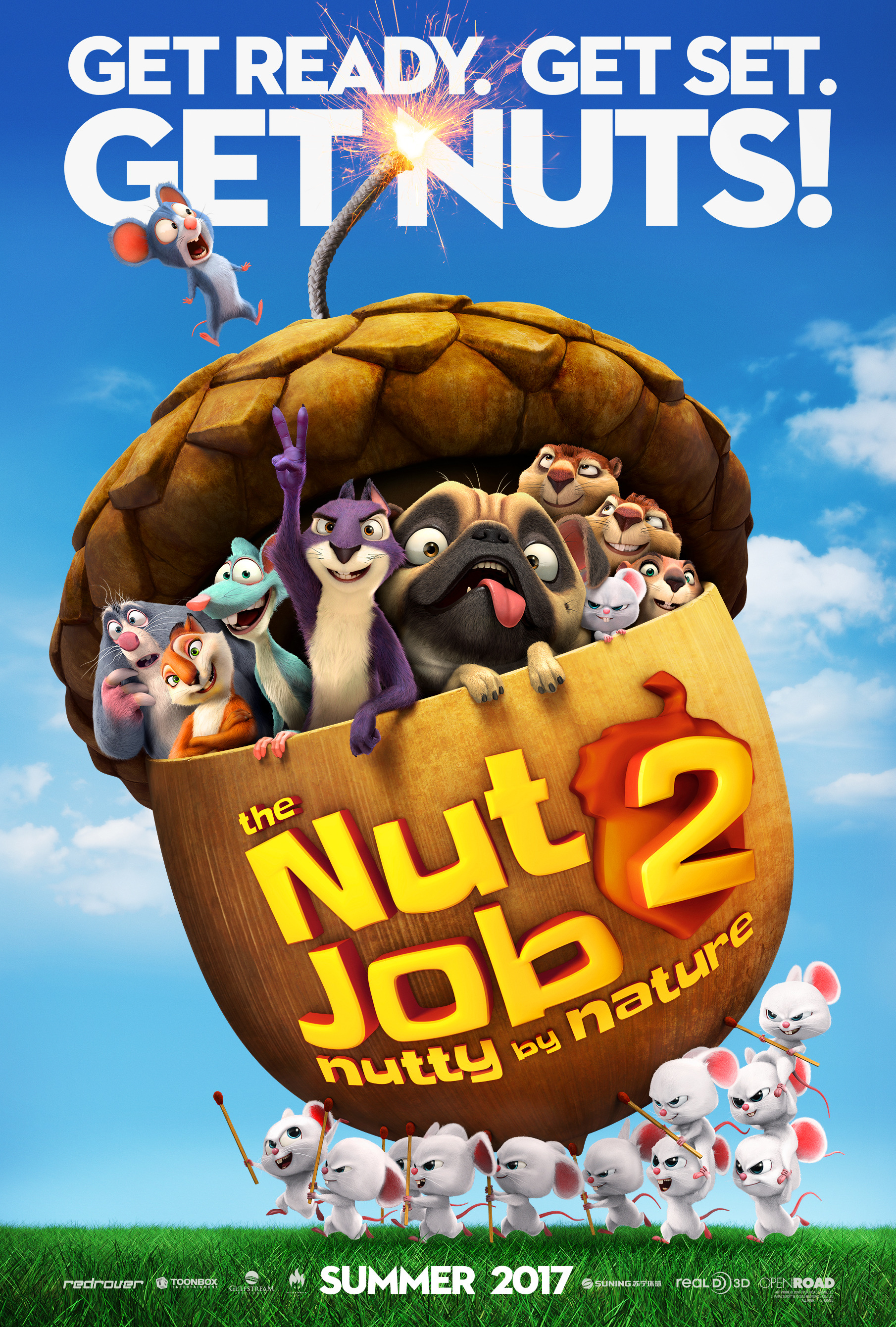 Mega Sized Movie Poster Image for The Nut Job 2: Nutty by Nature (#1 of 15)