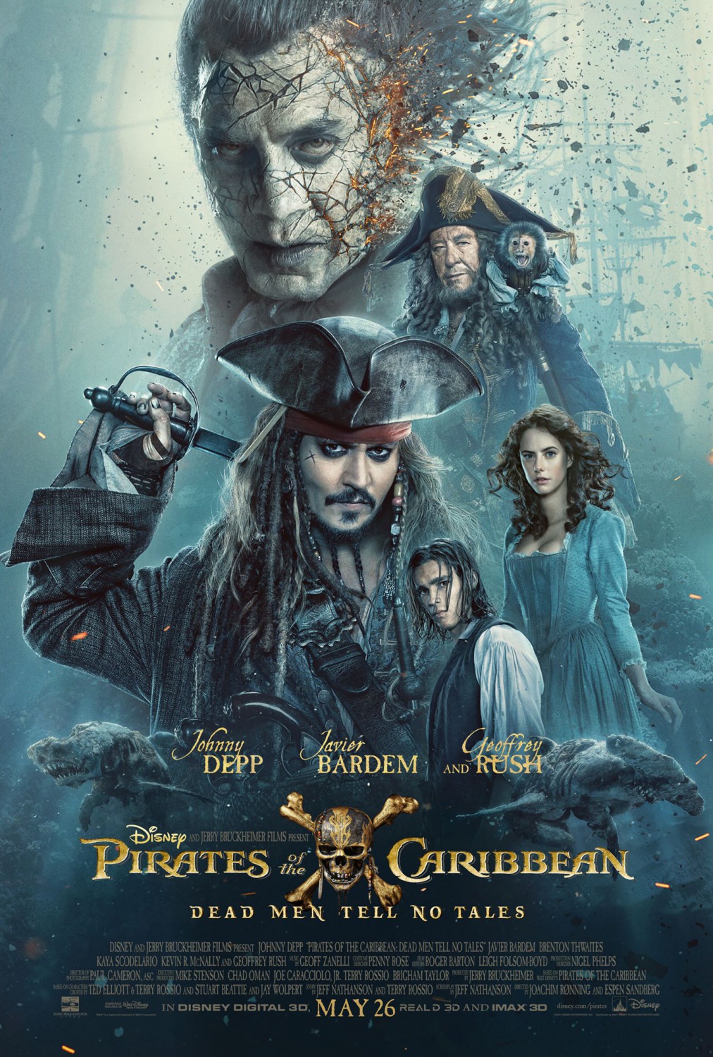 Extra Large Movie Poster Image for Pirates of the Caribbean: Dead Men Tell No Tales (#3 of 27)