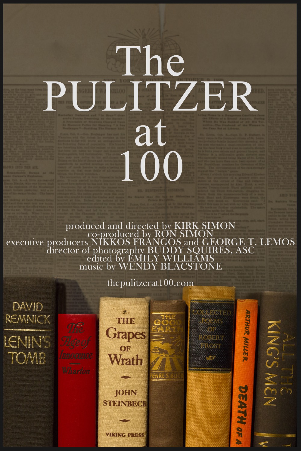 Extra Large Movie Poster Image for The Pulitzer at 100 
