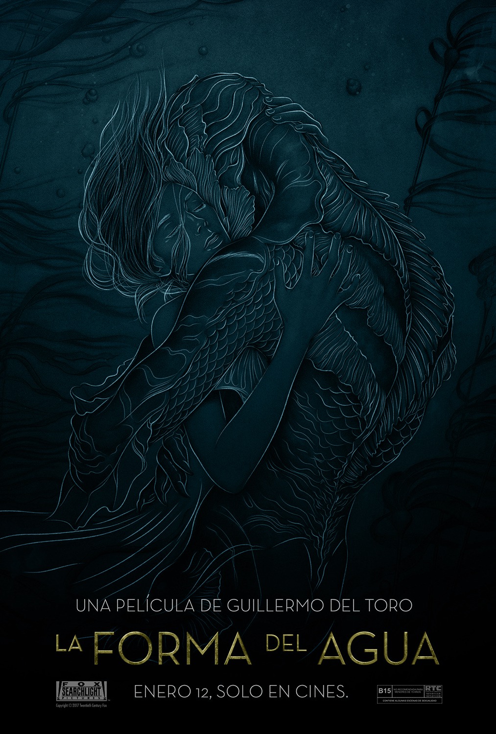 Extra Large Movie Poster Image for The Shape of Water (#5 of 5)