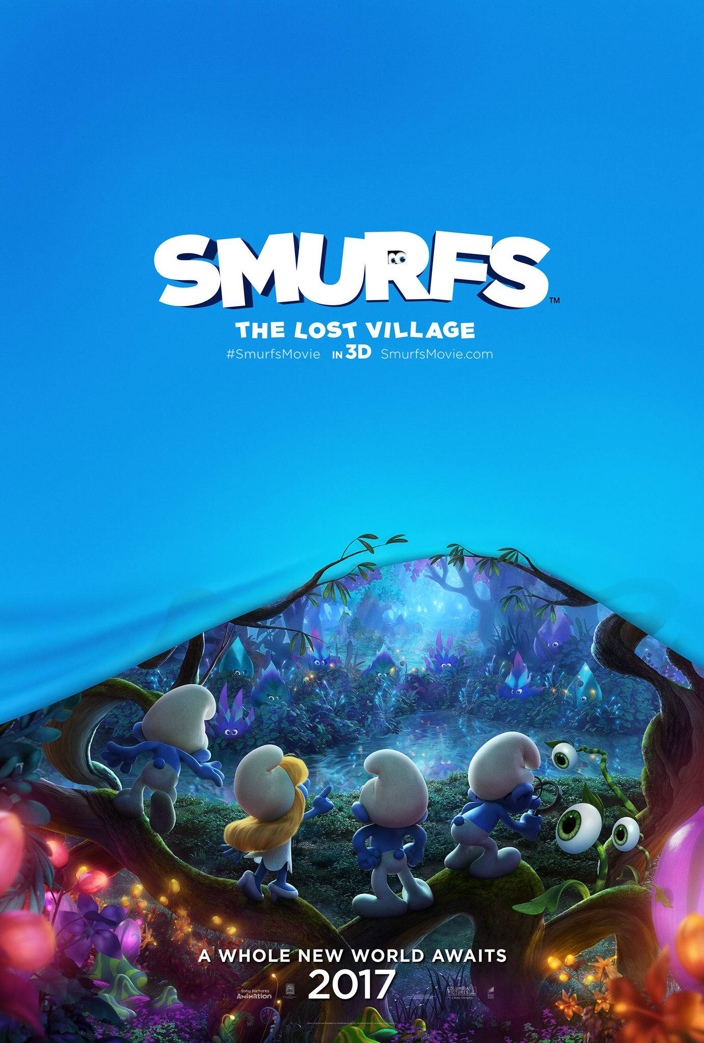 Mega Sized Movie Poster Image for Smurfs: The Lost Village (#1 of 13)