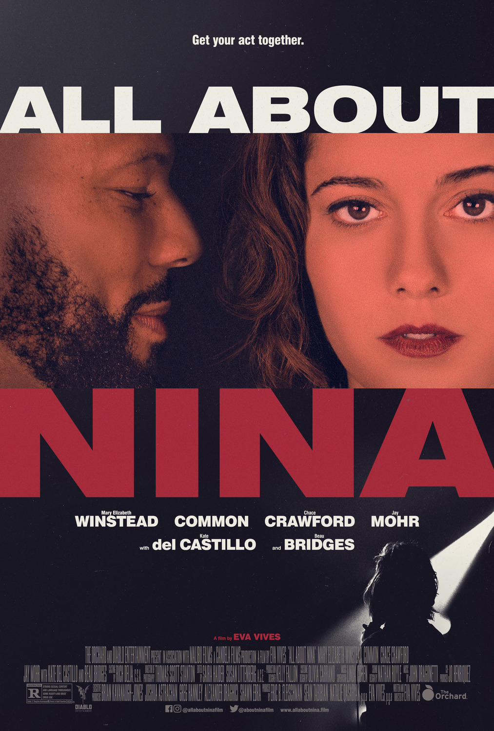 Extra Large Movie Poster Image for All About Nina 