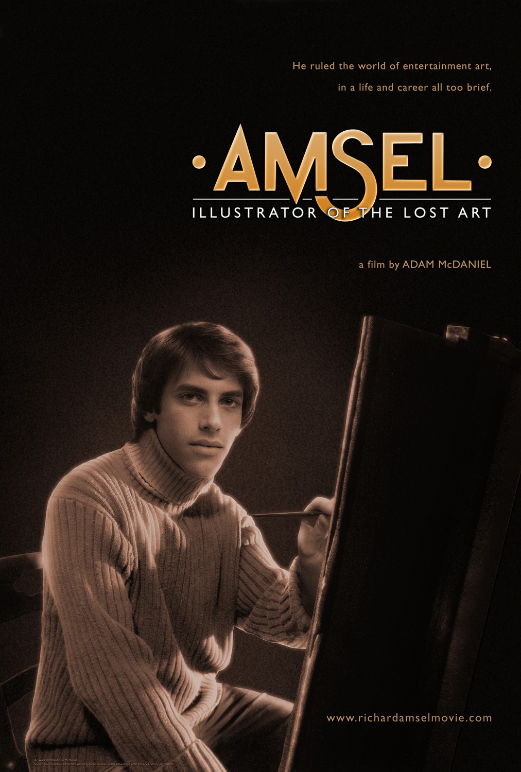Extra Large Movie Poster Image for Amsel: Illustrator of the Lost Art 