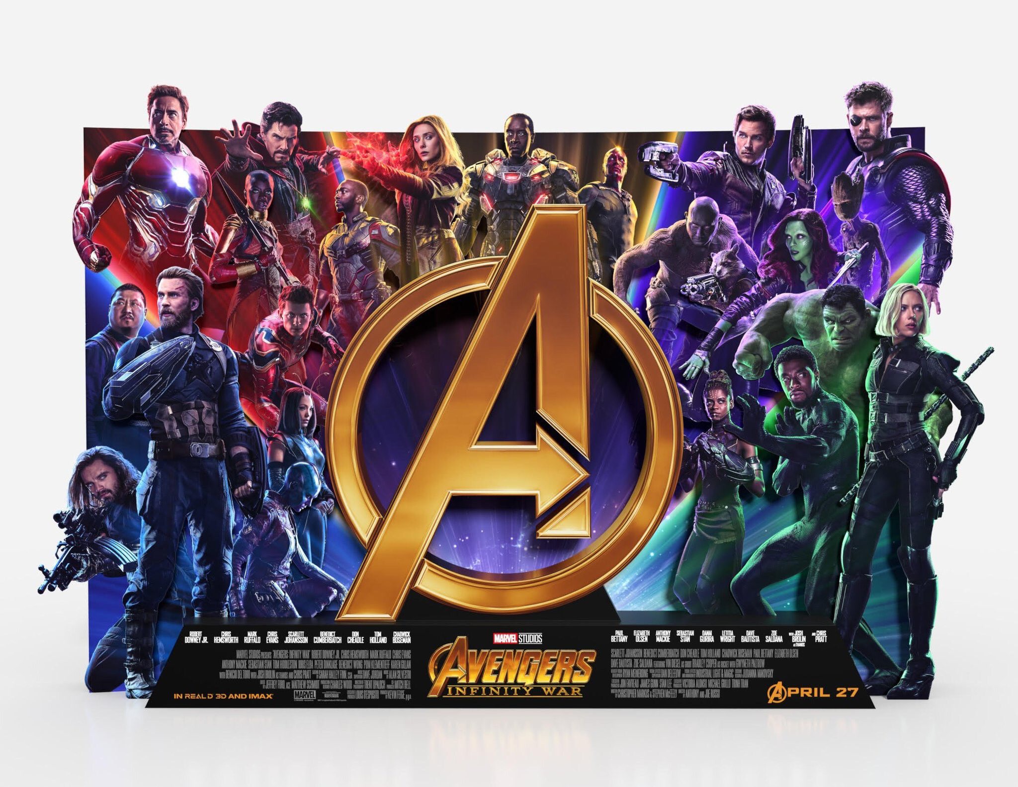 Mega Sized Movie Poster Image for Avengers: Infinity War (#10 of 45)