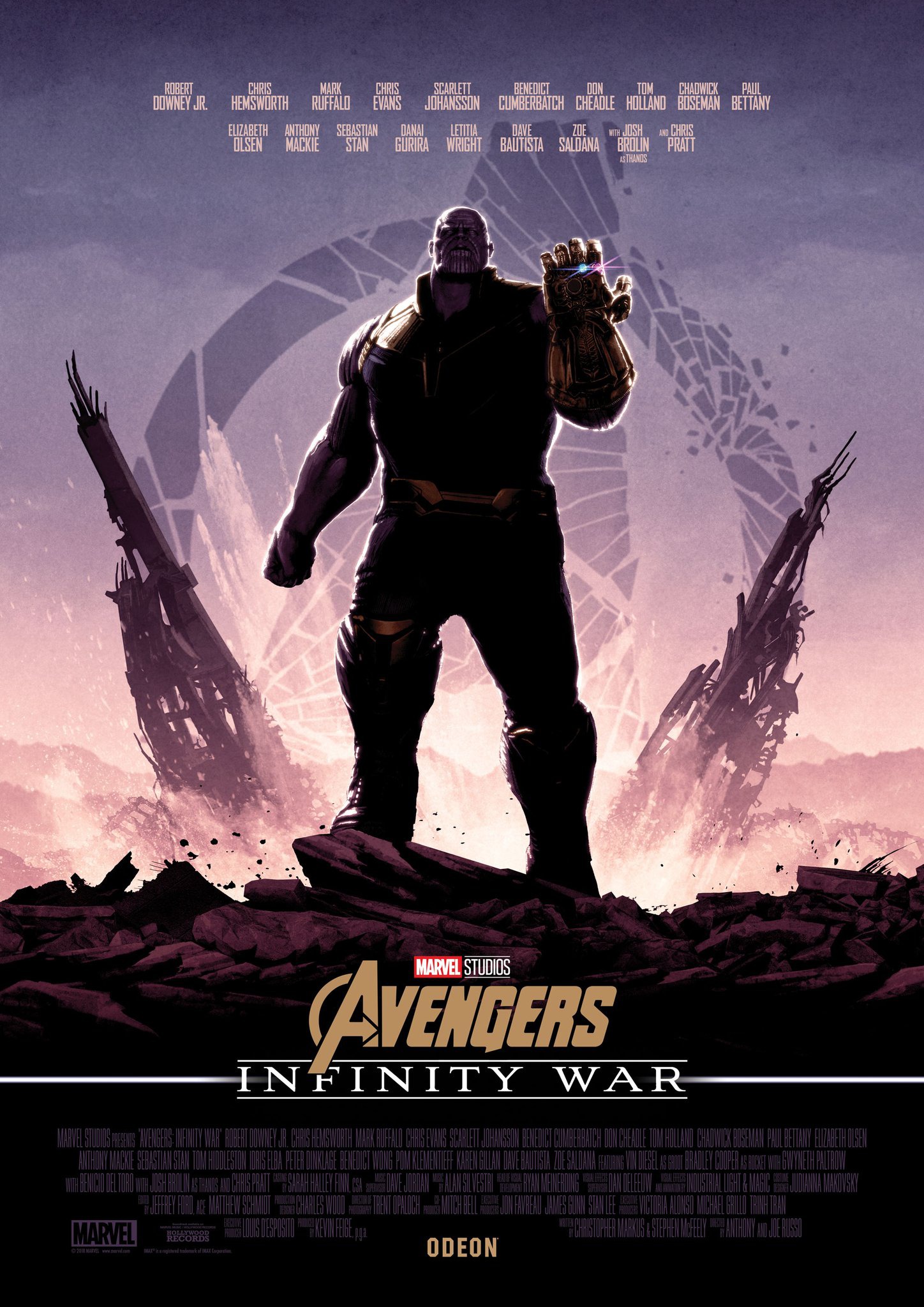 Mega Sized Movie Poster Image for Avengers: Infinity War (#38 of 45)