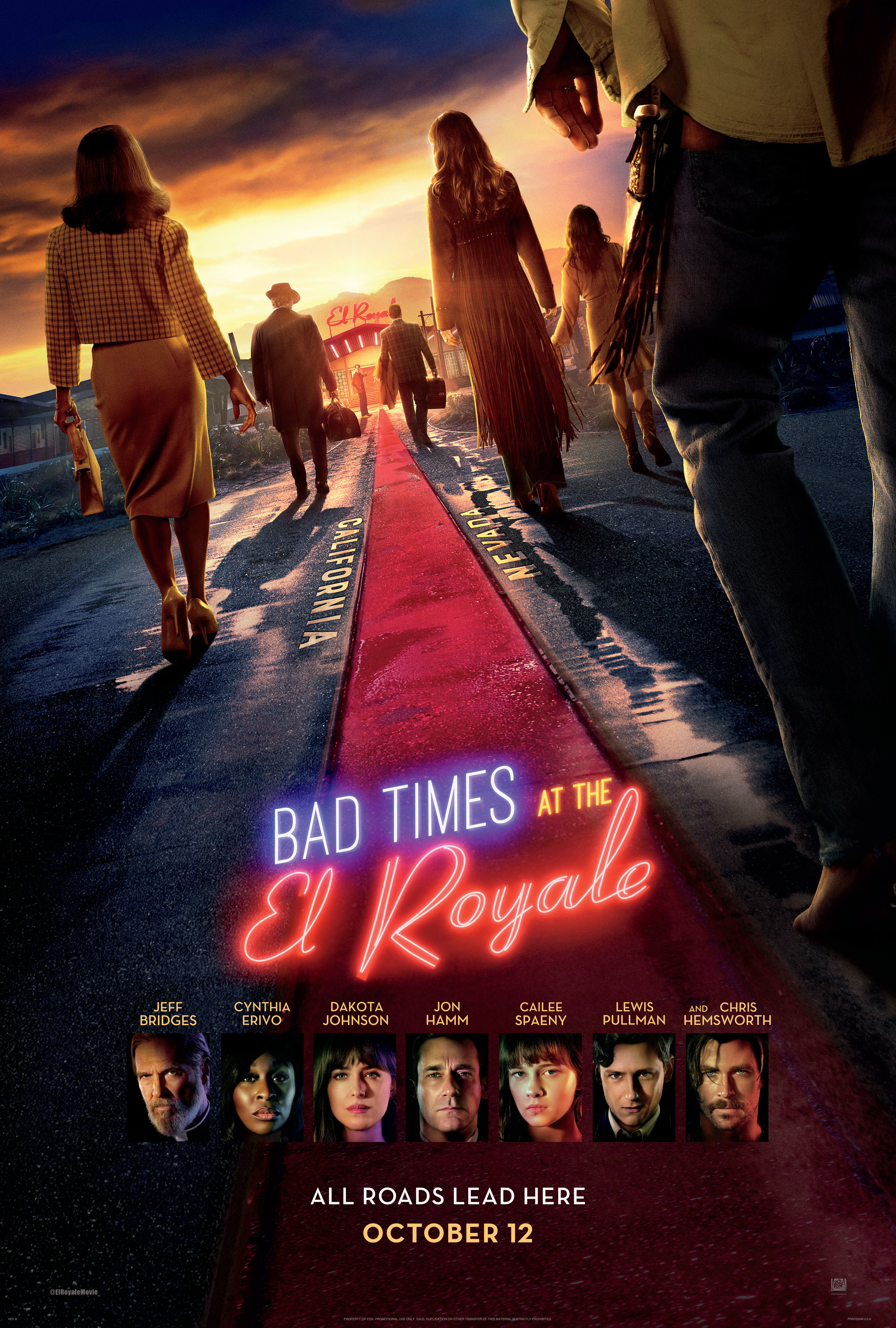 Mega Sized Movie Poster Image for Bad Times at the El Royale (#18 of 18)