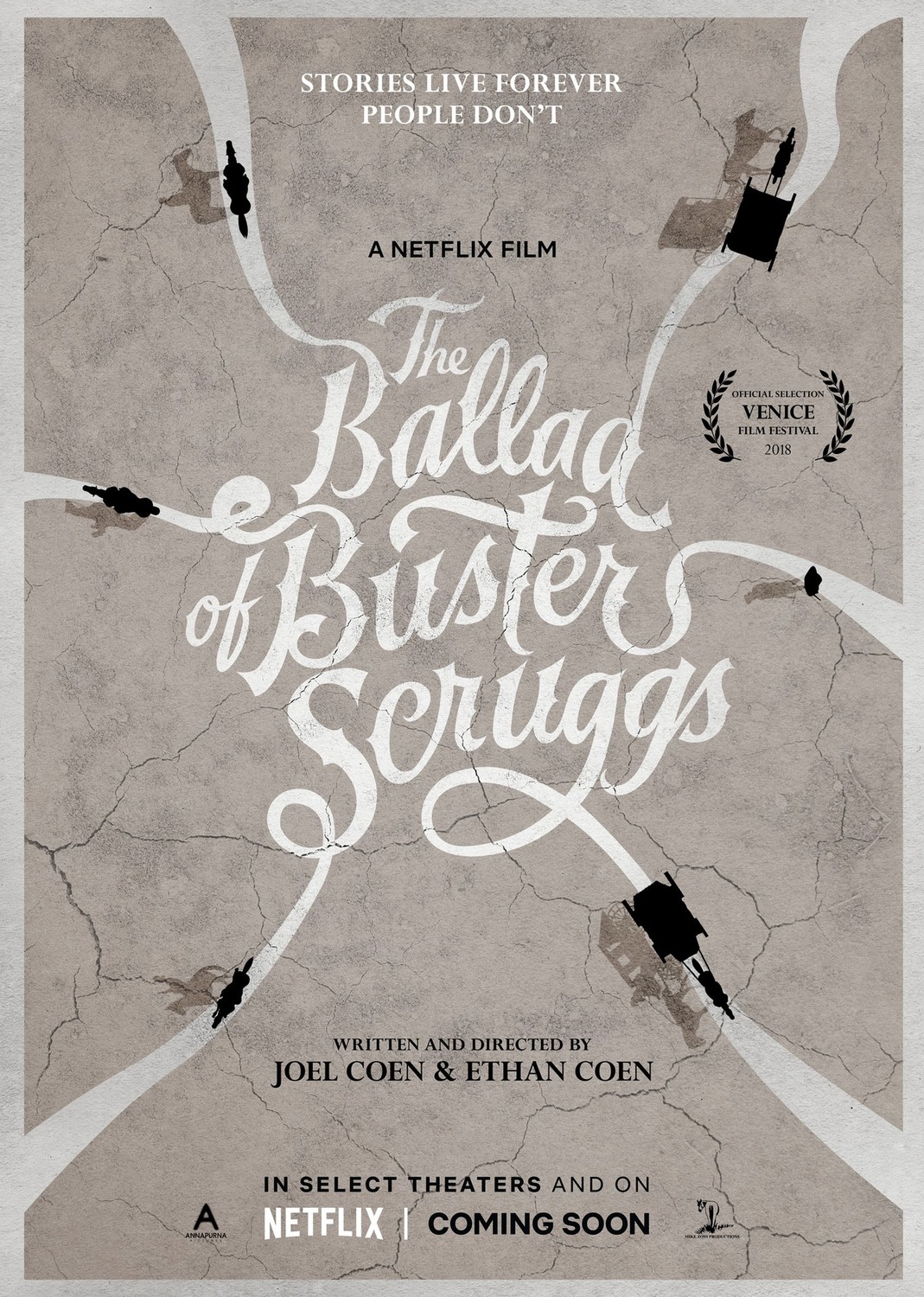Extra Large Movie Poster Image for The Ballad of Buster Scruggs (#1 of 2)