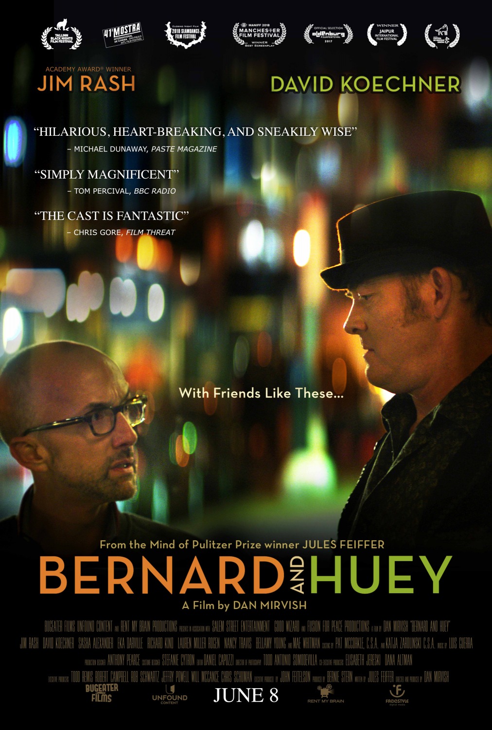 Extra Large Movie Poster Image for Bernard and Huey 