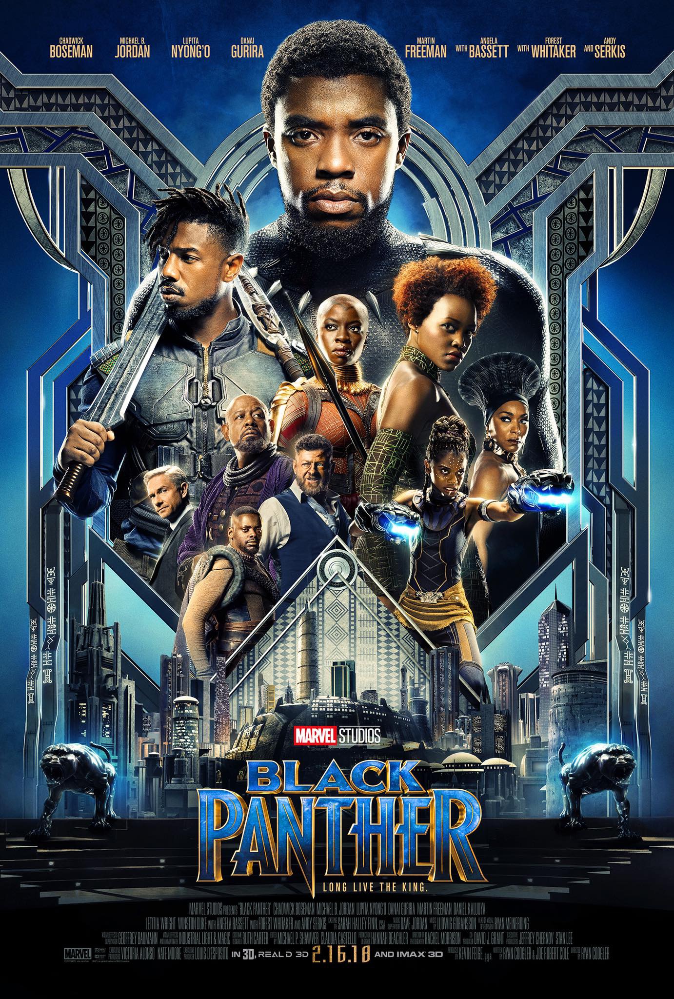 Mega Sized Movie Poster Image for Black Panther (#3 of 29)