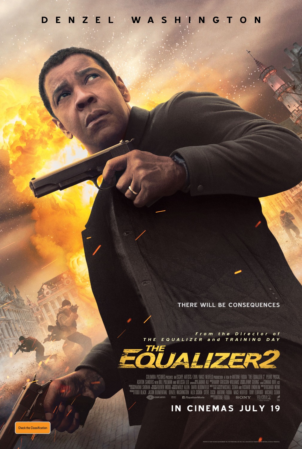 Extra Large Movie Poster Image for The Equalizer 2 (#2 of 5)