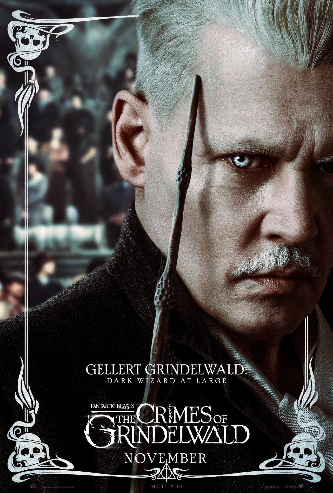 Mega Sized Movie Poster Image for Fantastic Beasts: The Crimes of Grindelwald (#6 of 32)