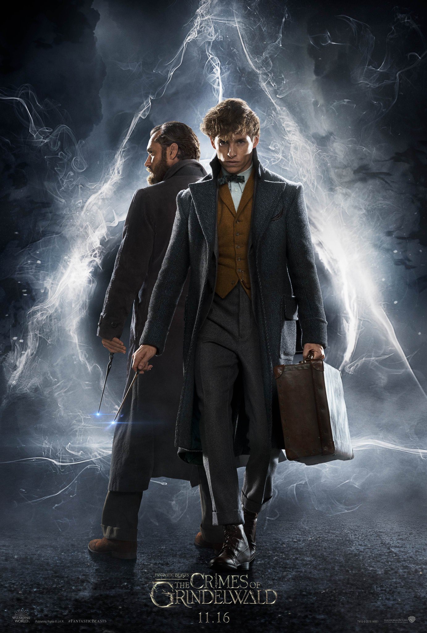 Mega Sized Movie Poster Image for Fantastic Beasts: The Crimes of Grindelwald (#1 of 32)