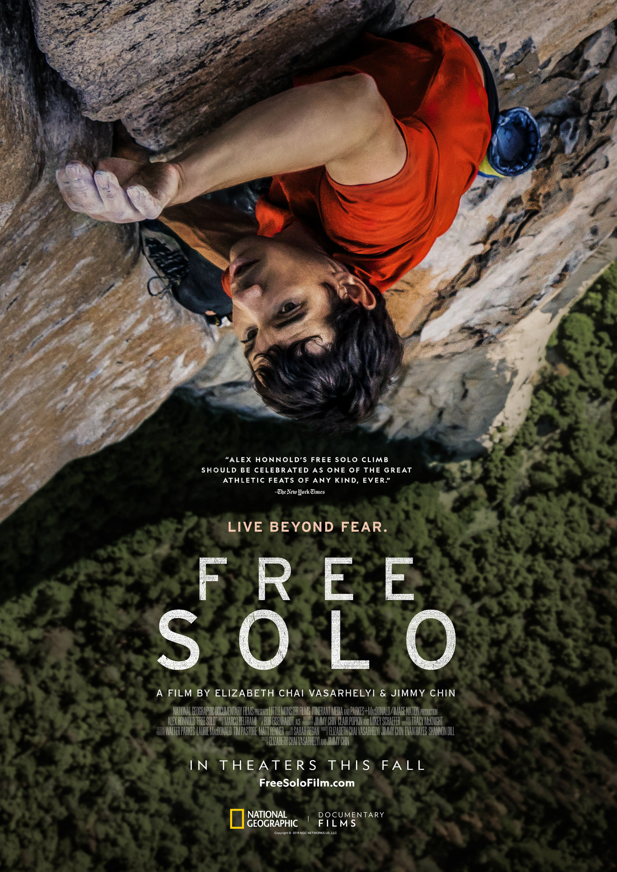 Mega Sized Movie Poster Image for Free Solo (#1 of 2)