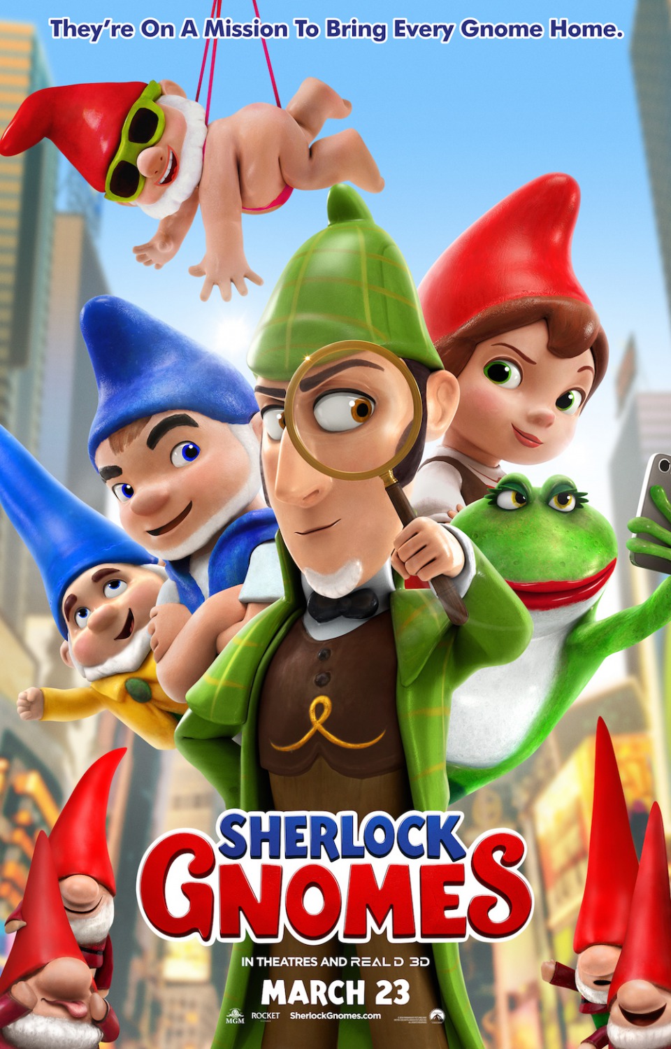 Extra Large Movie Poster Image for Gnomeo & Juliet: Sherlock Gnomes (#15 of 41)