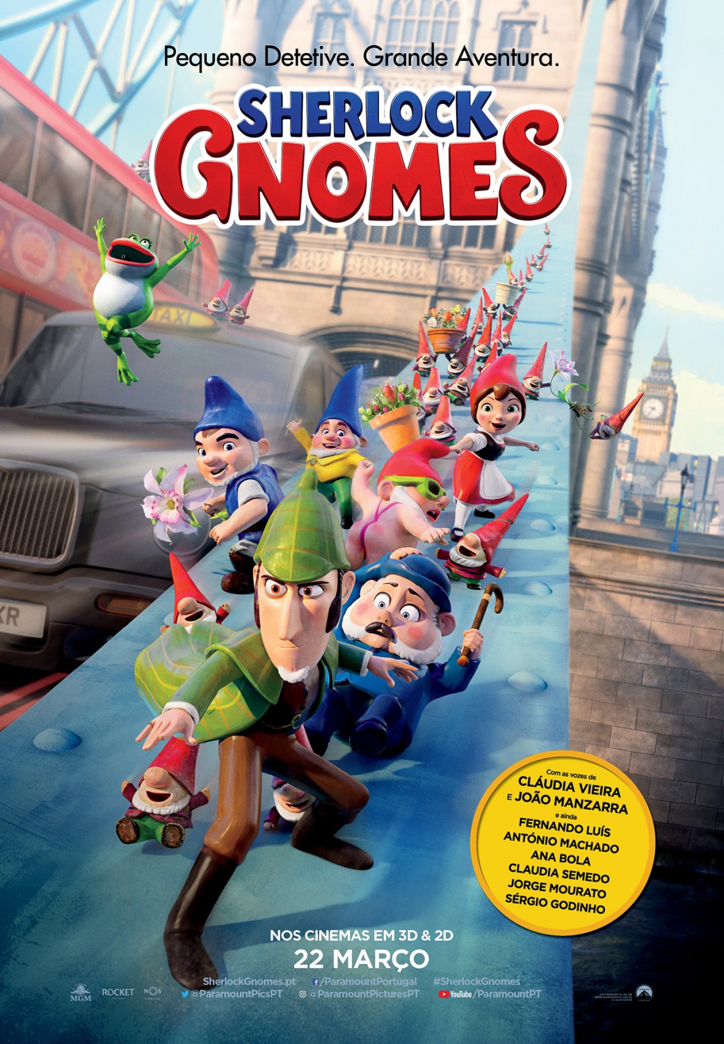 Extra Large Movie Poster Image for Gnomeo & Juliet: Sherlock Gnomes (#30 of 41)