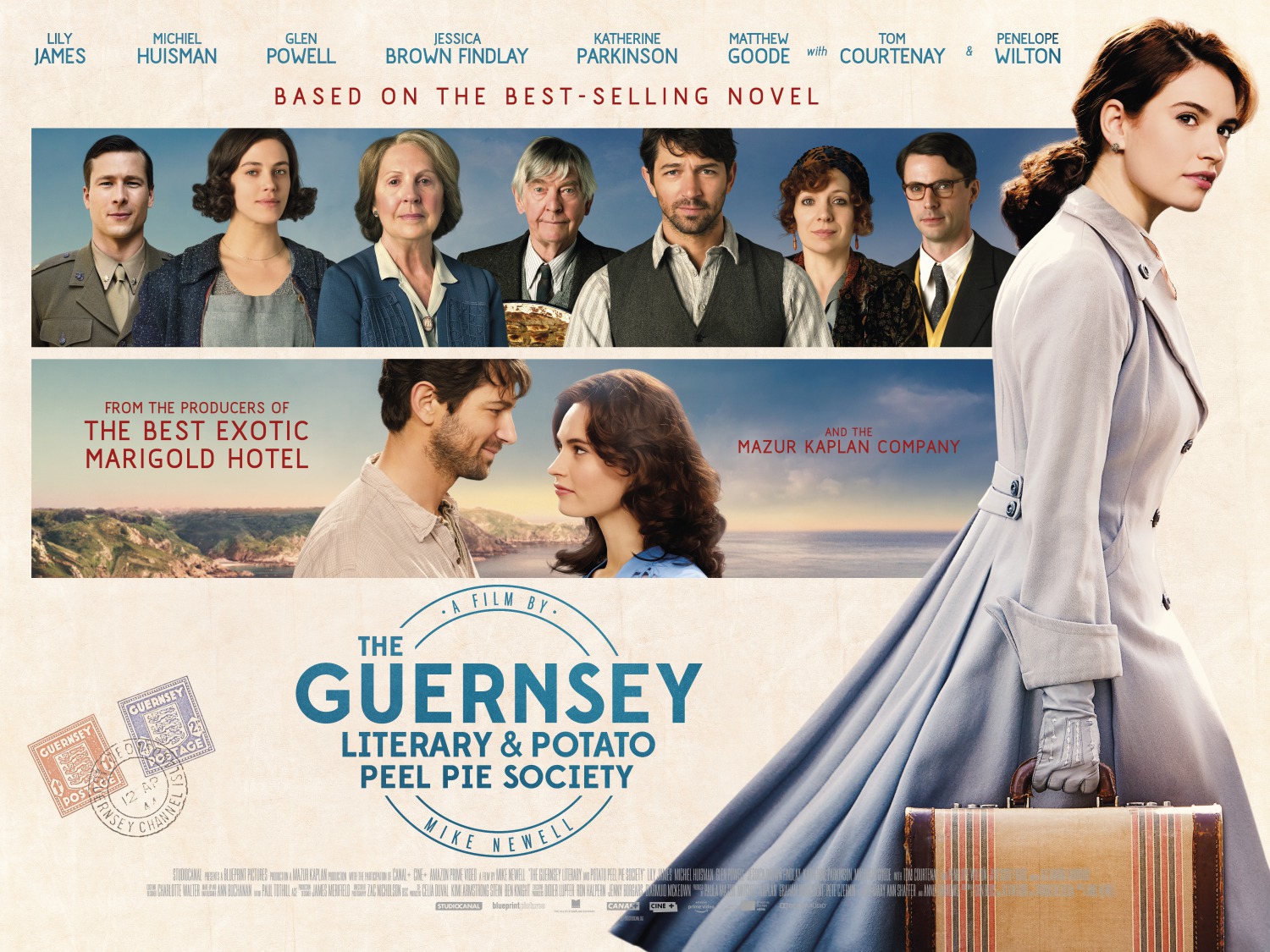 Extra Large Movie Poster Image for The Guernsey Literary and Potato Peel Pie Society (#2 of 6)