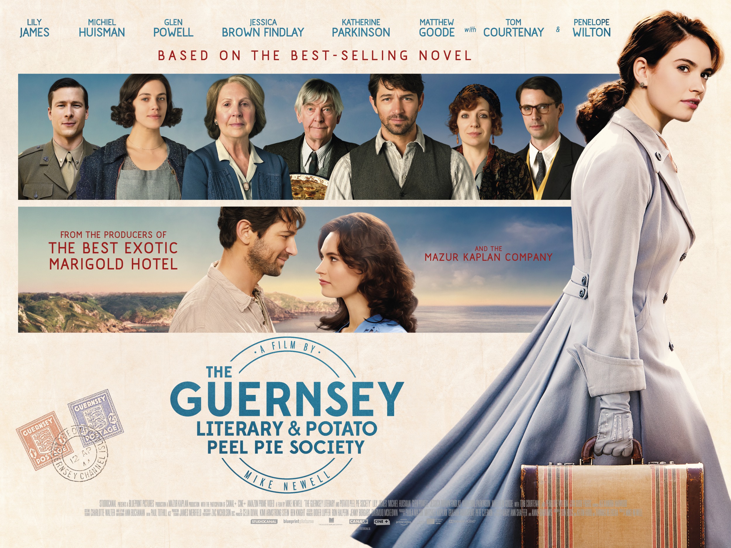 Mega Sized Movie Poster Image for The Guernsey Literary and Potato Peel Pie Society (#2 of 6)