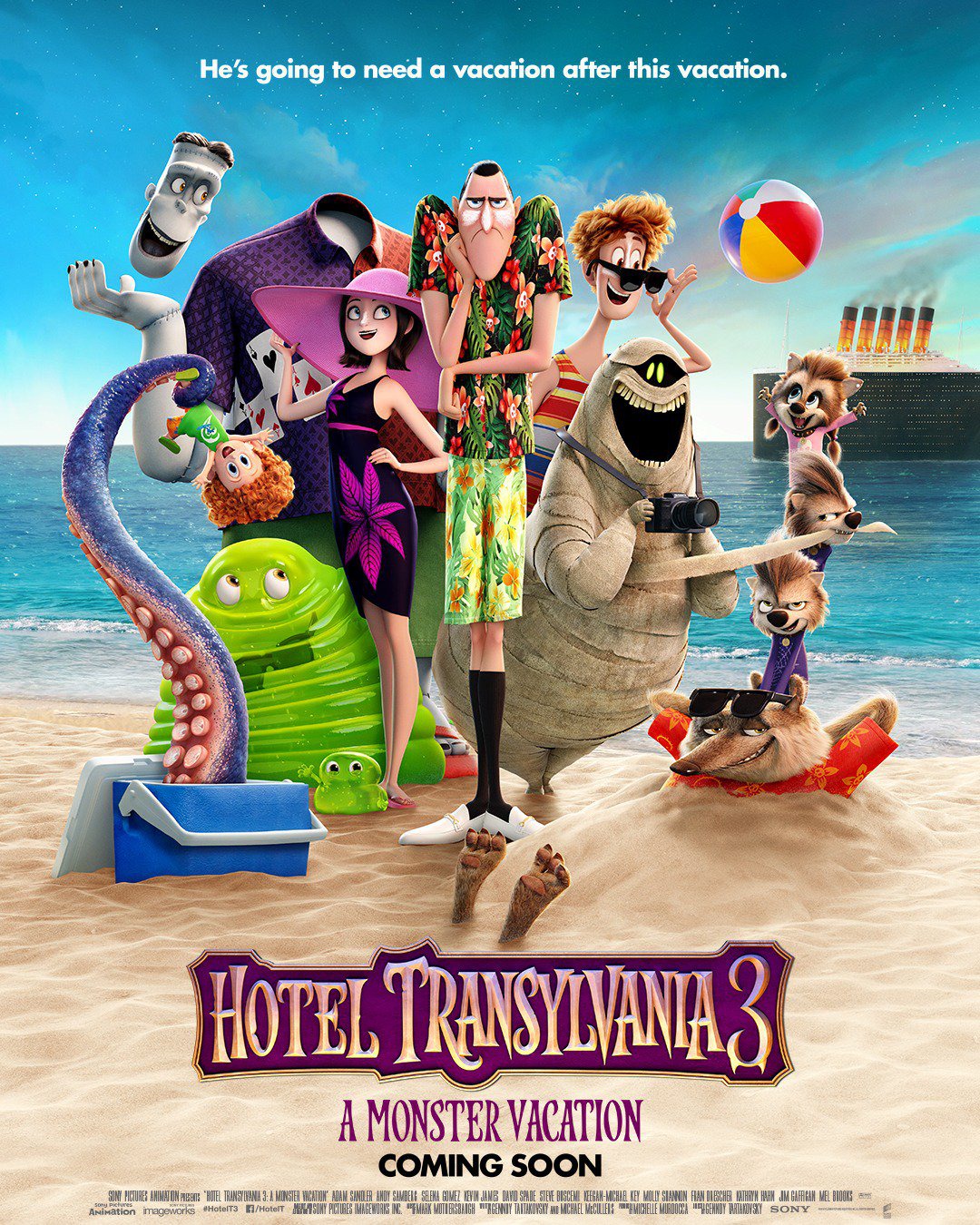 Extra Large Movie Poster Image for Hotel Transylvania 3: Summer Vacation (#5 of 17)