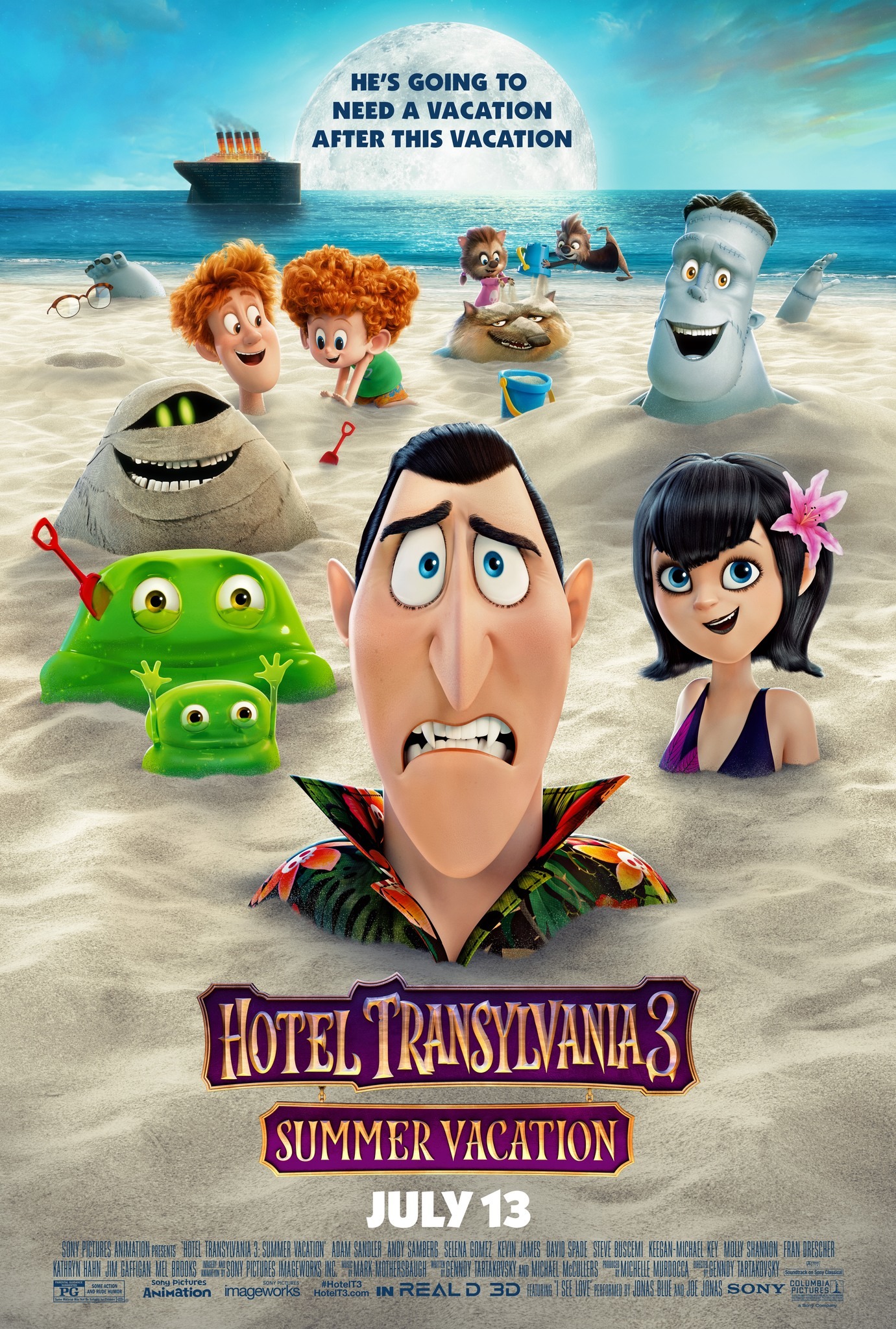 Mega Sized Movie Poster Image for Hotel Transylvania 3: Summer Vacation (#9 of 17)