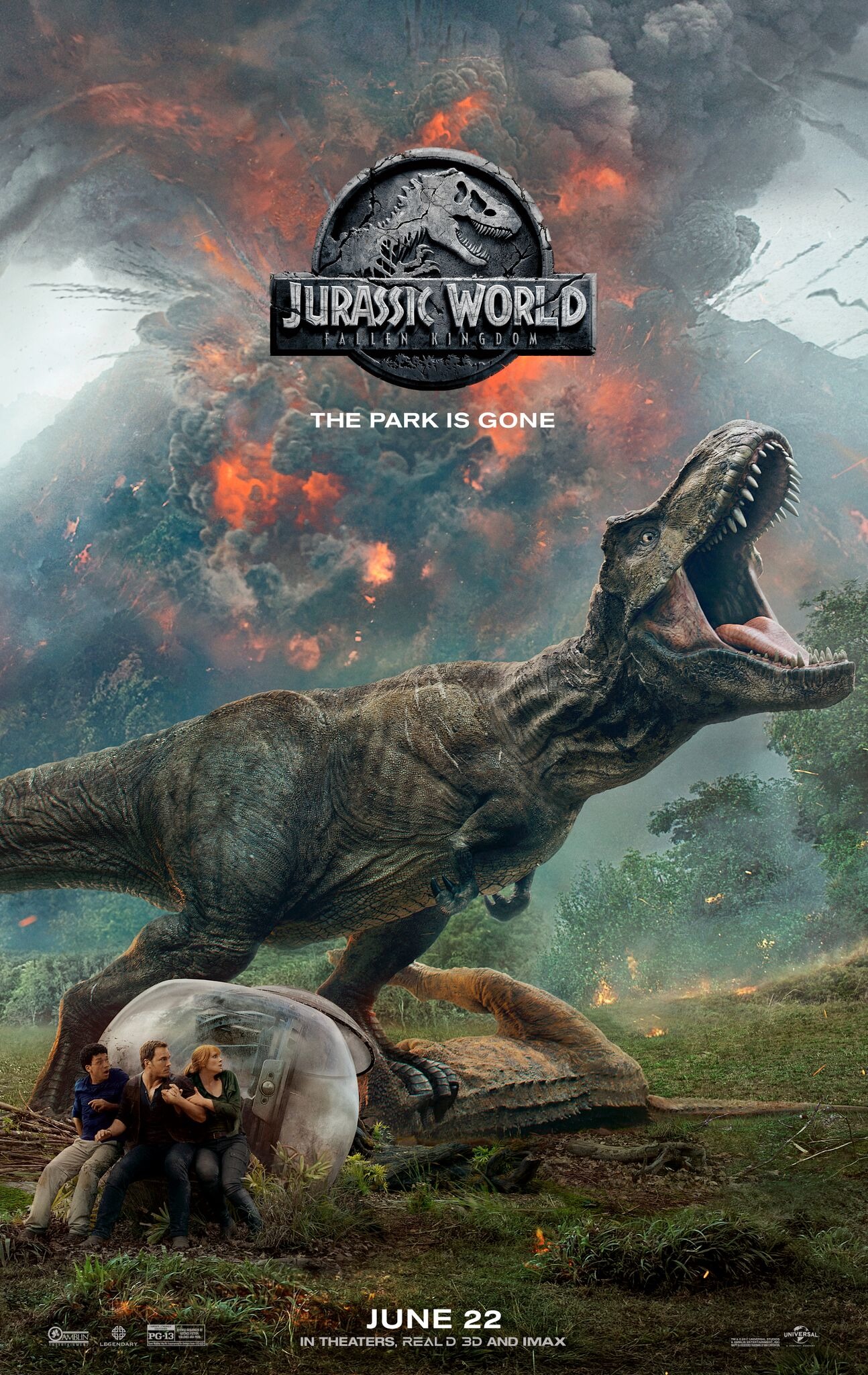 Mega Sized Movie Poster Image for Jurassic World: Fallen Kingdom (#2 of 8)