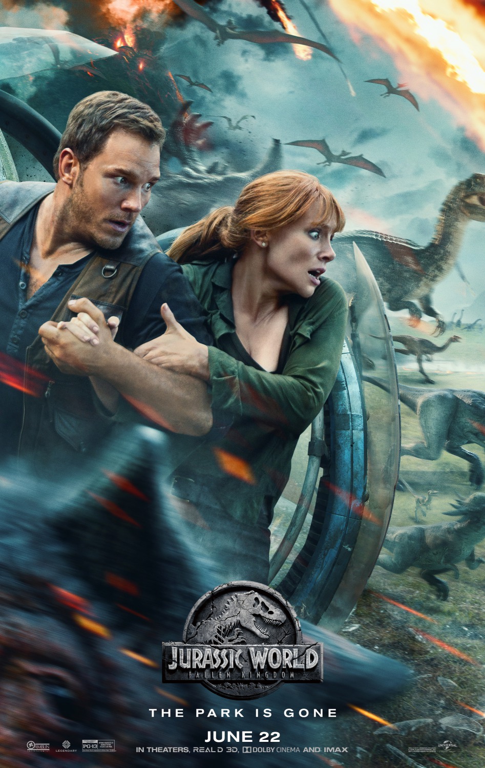 Extra Large Movie Poster Image for Jurassic World: Fallen Kingdom (#3 of 8)