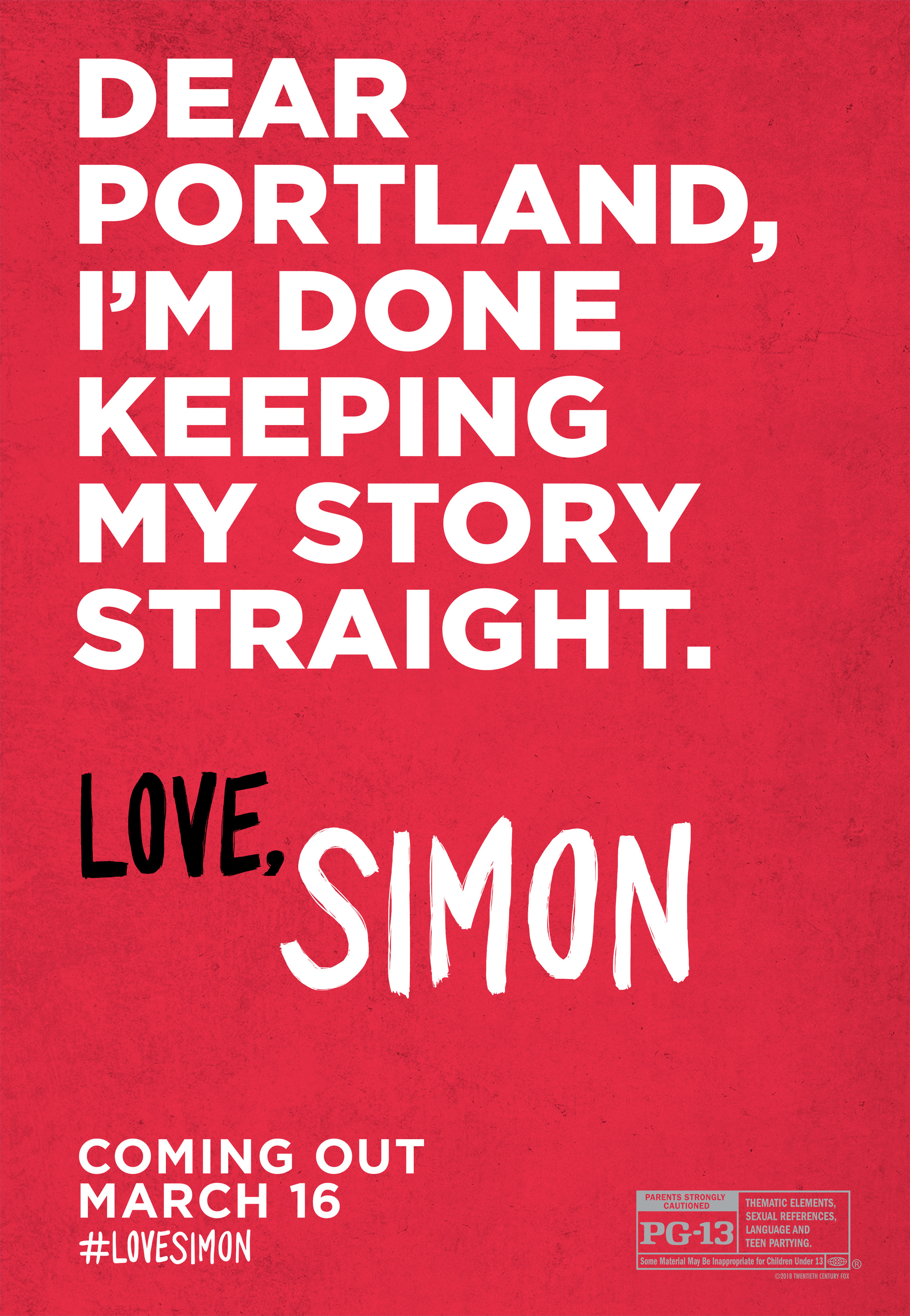 Mega Sized Movie Poster Image for Love, Simon (#8 of 8)
