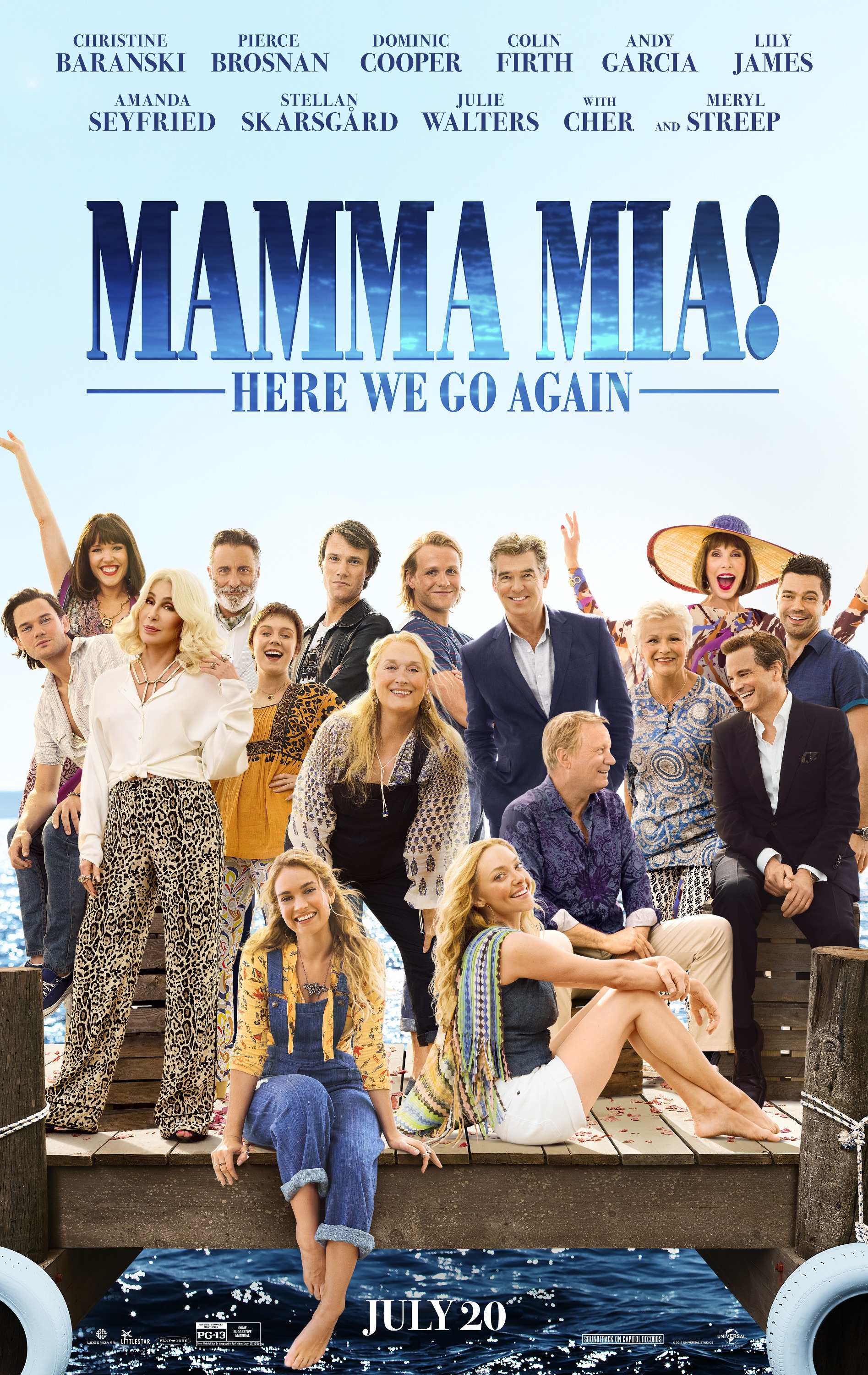 Mega Sized Movie Poster Image for Mamma Mia! Here We Go Again (#3 of 6)